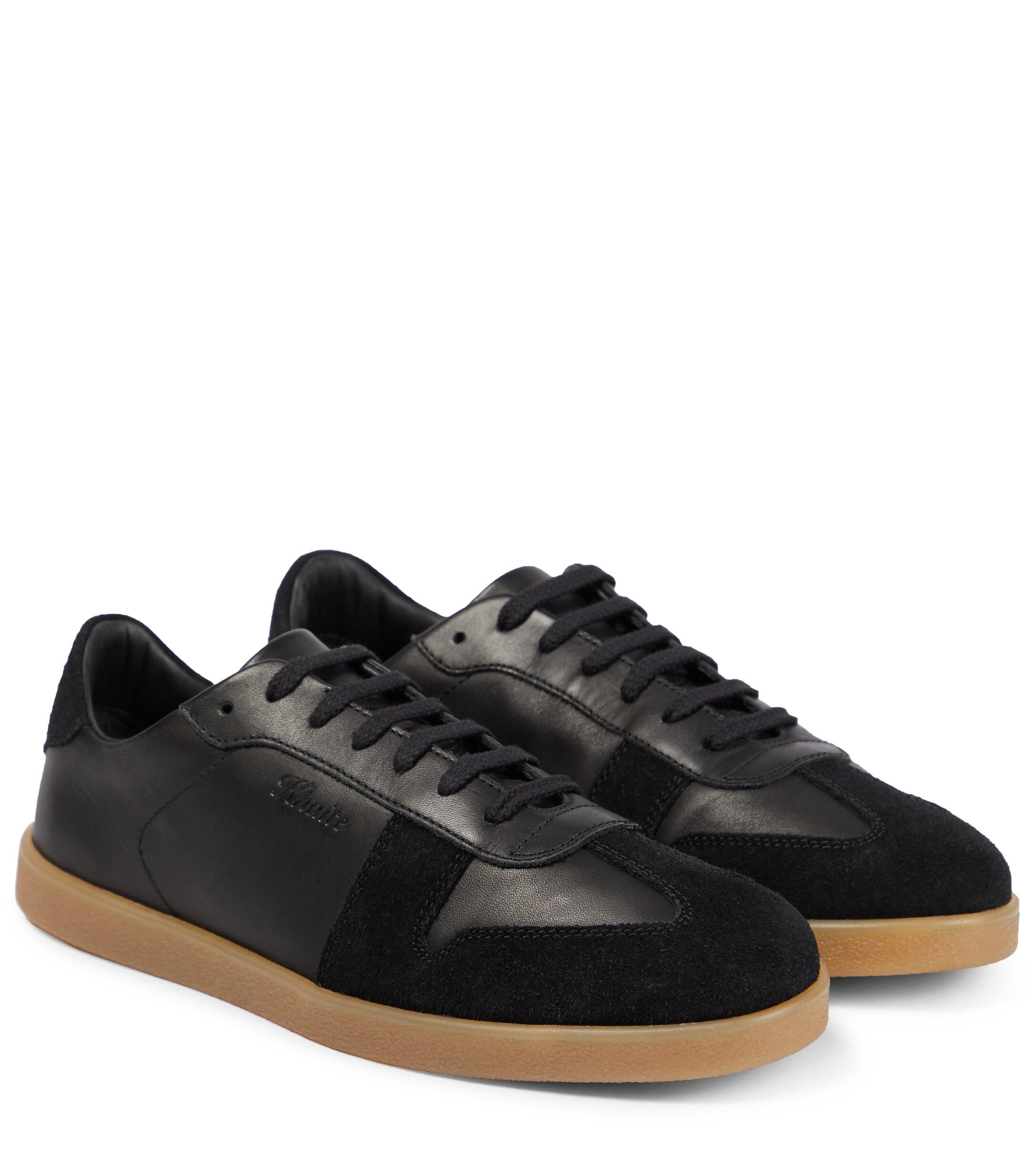 adidas gazelle silver green womens Stella Macrame Sneaker In Brown Leather and Suede - Sneakers