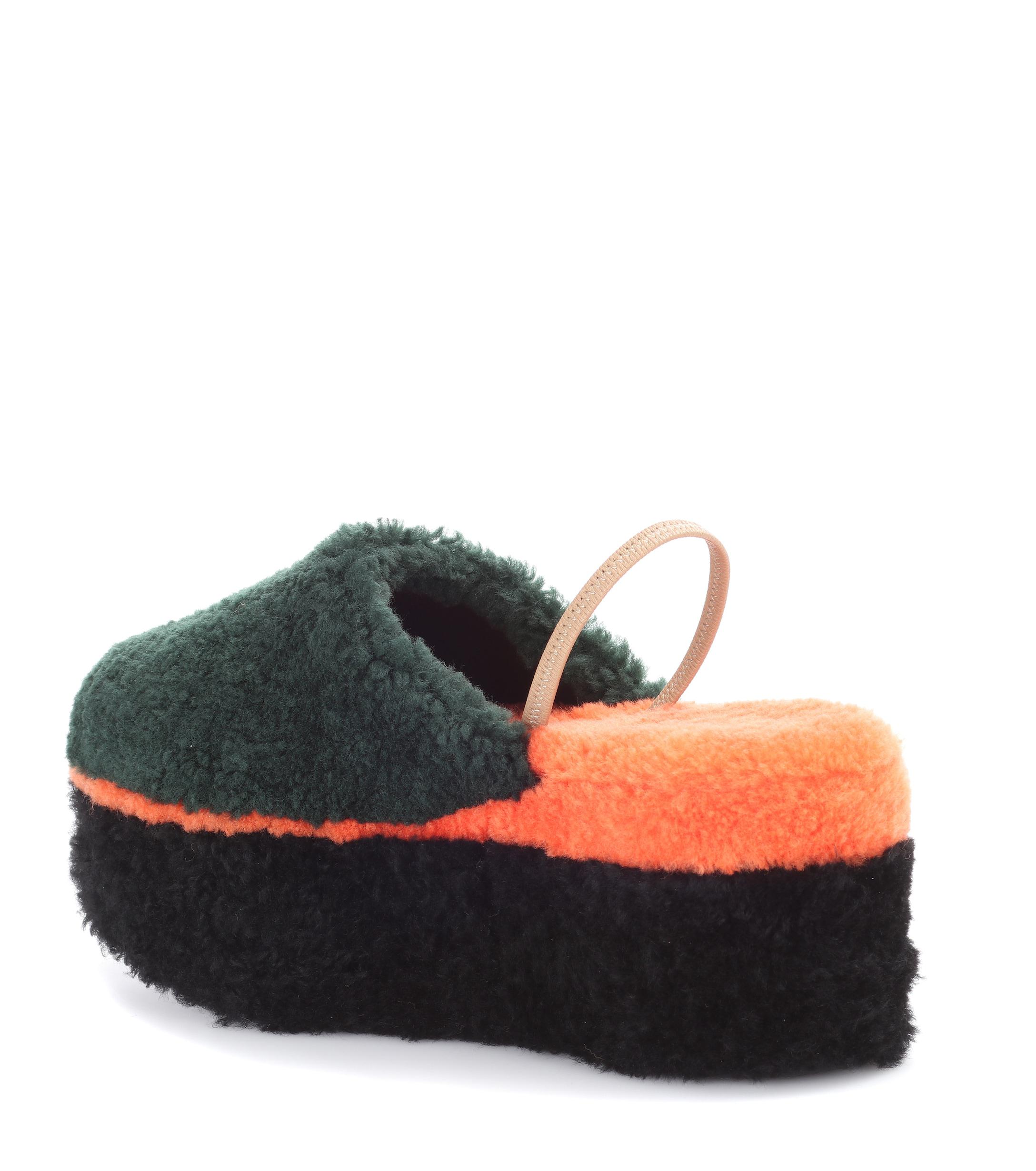 fendi flat slippers