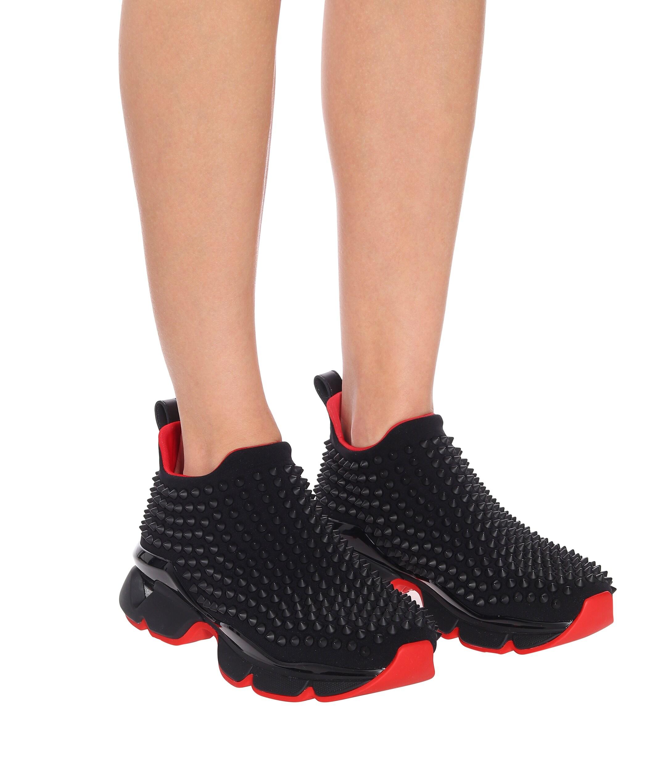 Christian Louboutin Spike Sock Donna Sneaker, $1,295