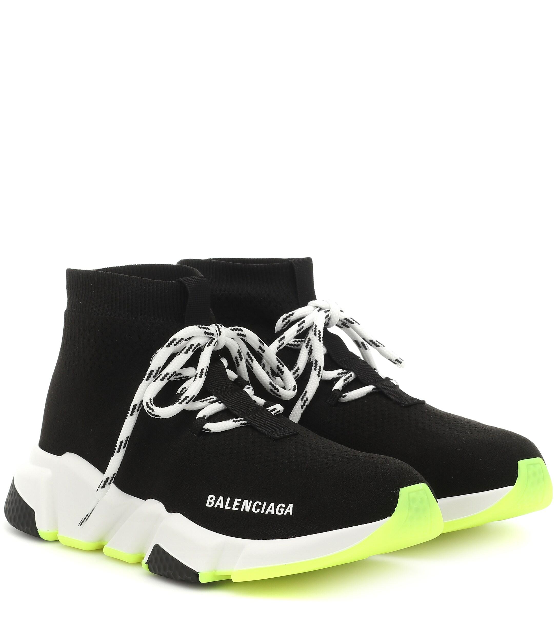 Balenciaga Speed Sneakers in Black - Lyst