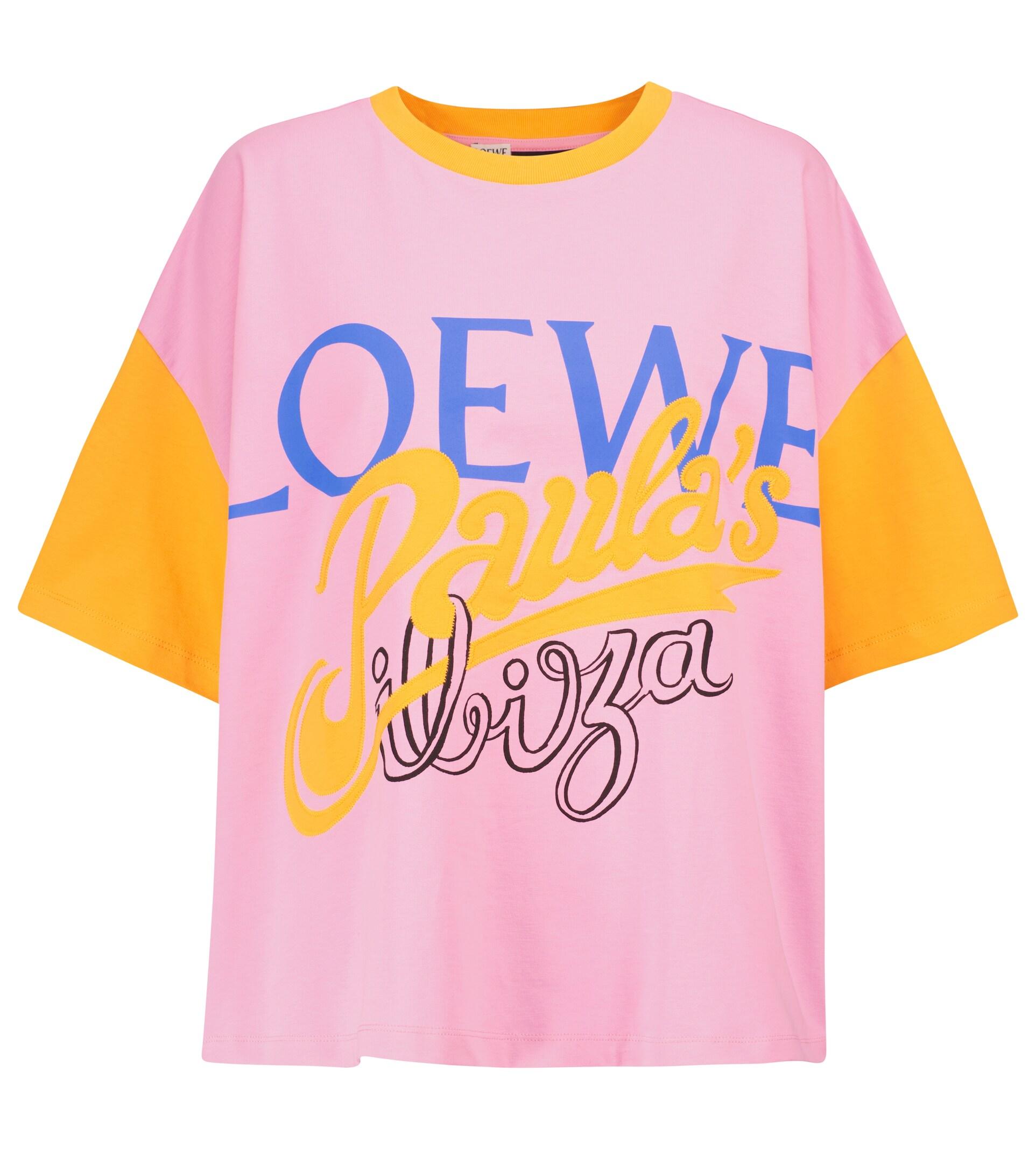 Loewe Paula's Ibiza Logo Cotton T-shirt in Pink | Lyst