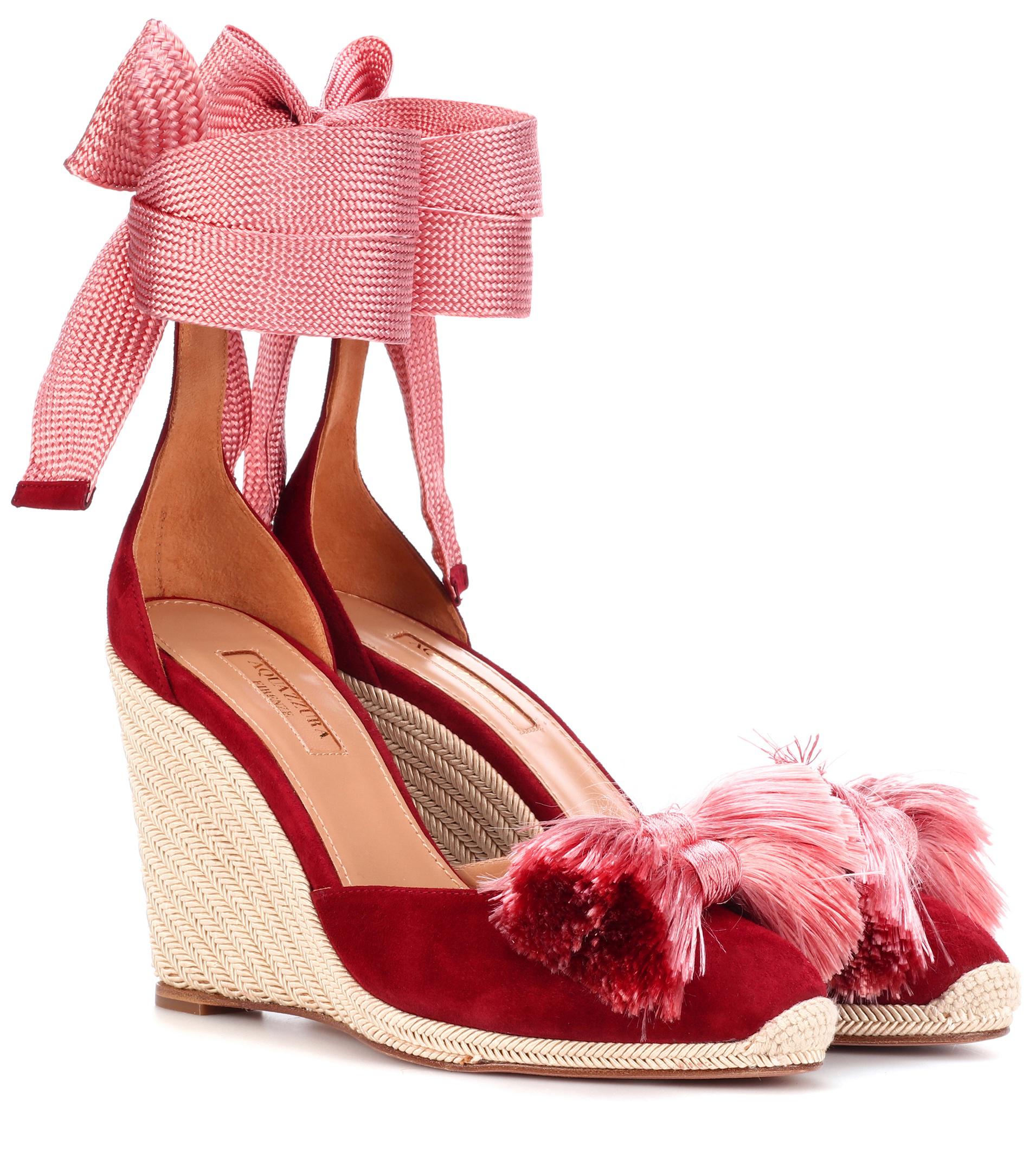 aquazzura lotus blossom sandal