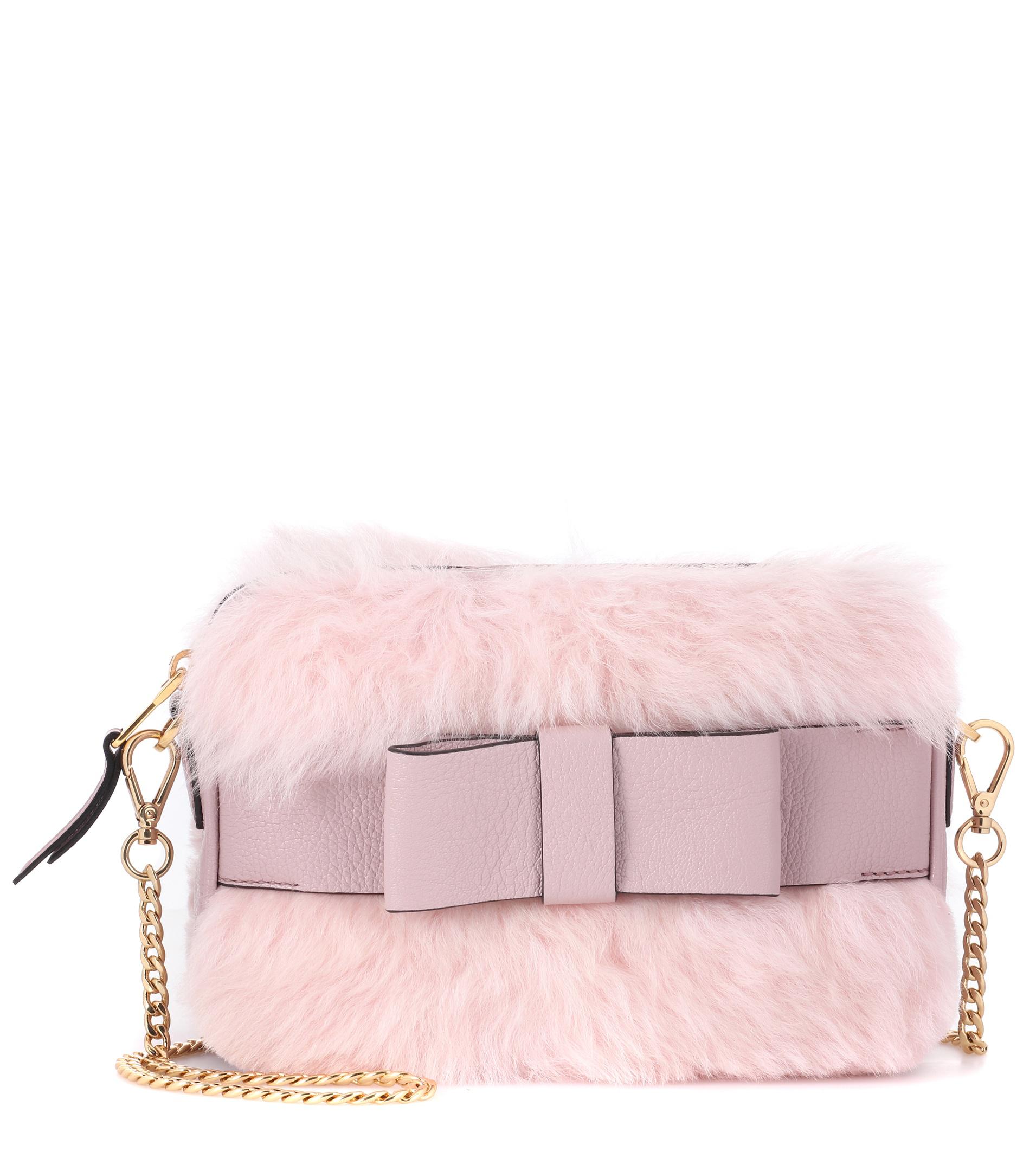 miu miu fur bag