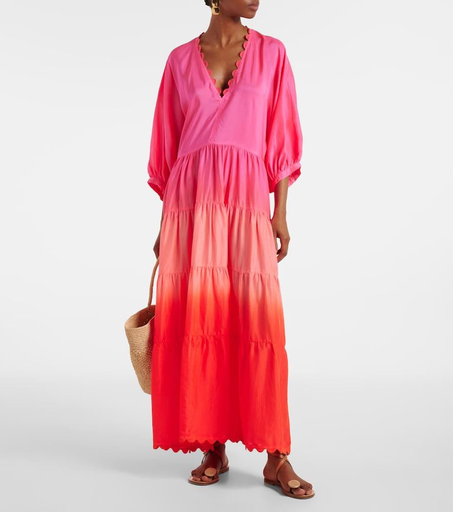 juliet dunn red dress Juliet Dunn | Red V Neck Mosaic Maxi Dress