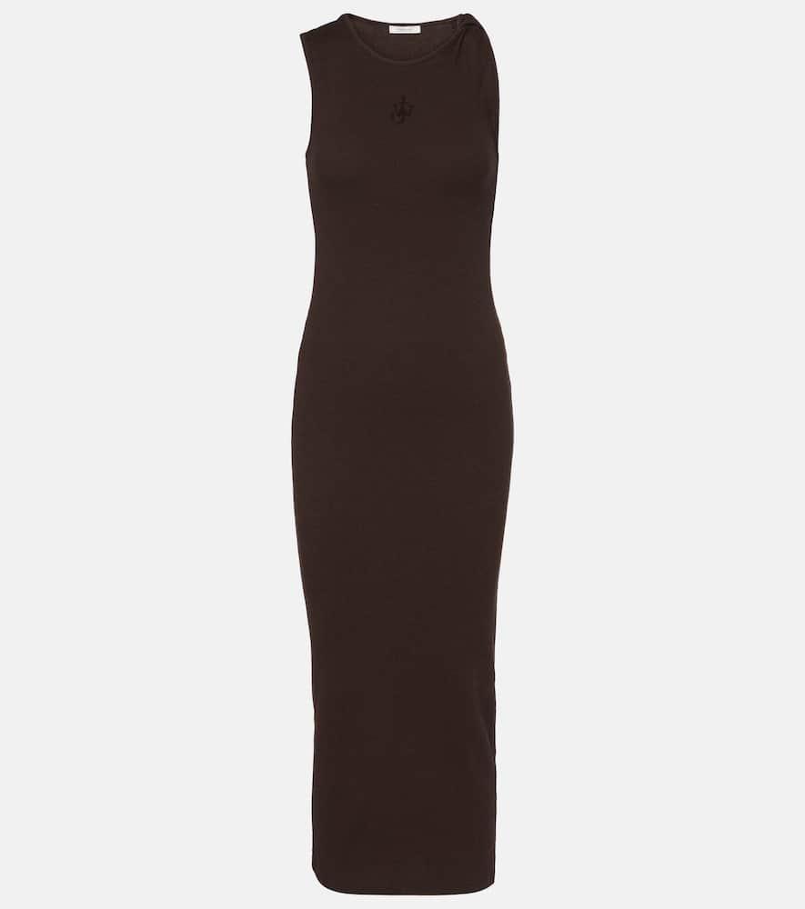 【関税&送料込】Jw Anderson Brown Stretch Cotton Dress JW Anderson Dresses for Women | Online Sale up to 73% off | Lyst