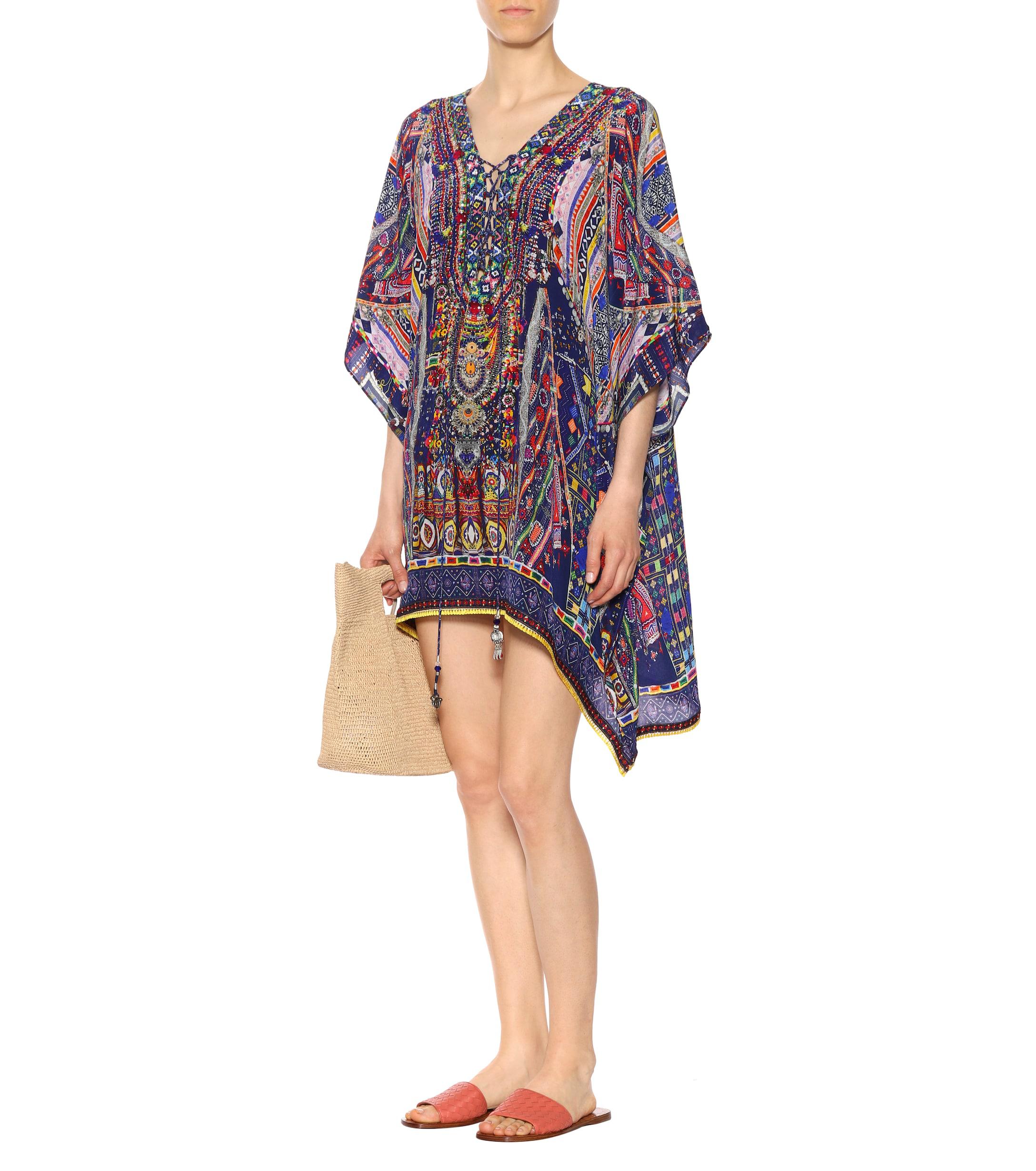 camilla kaftan blue