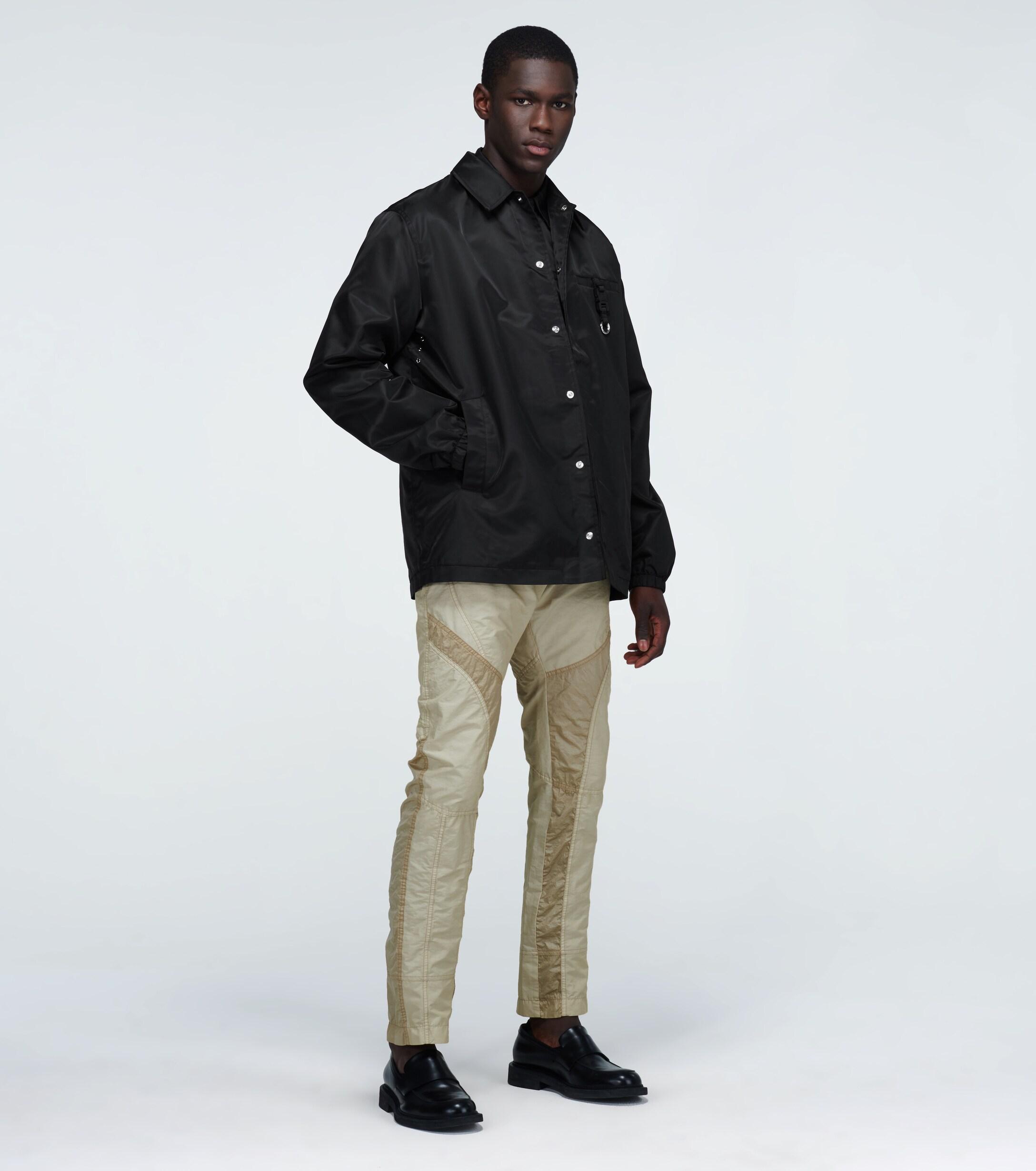 nylon coaches jacket