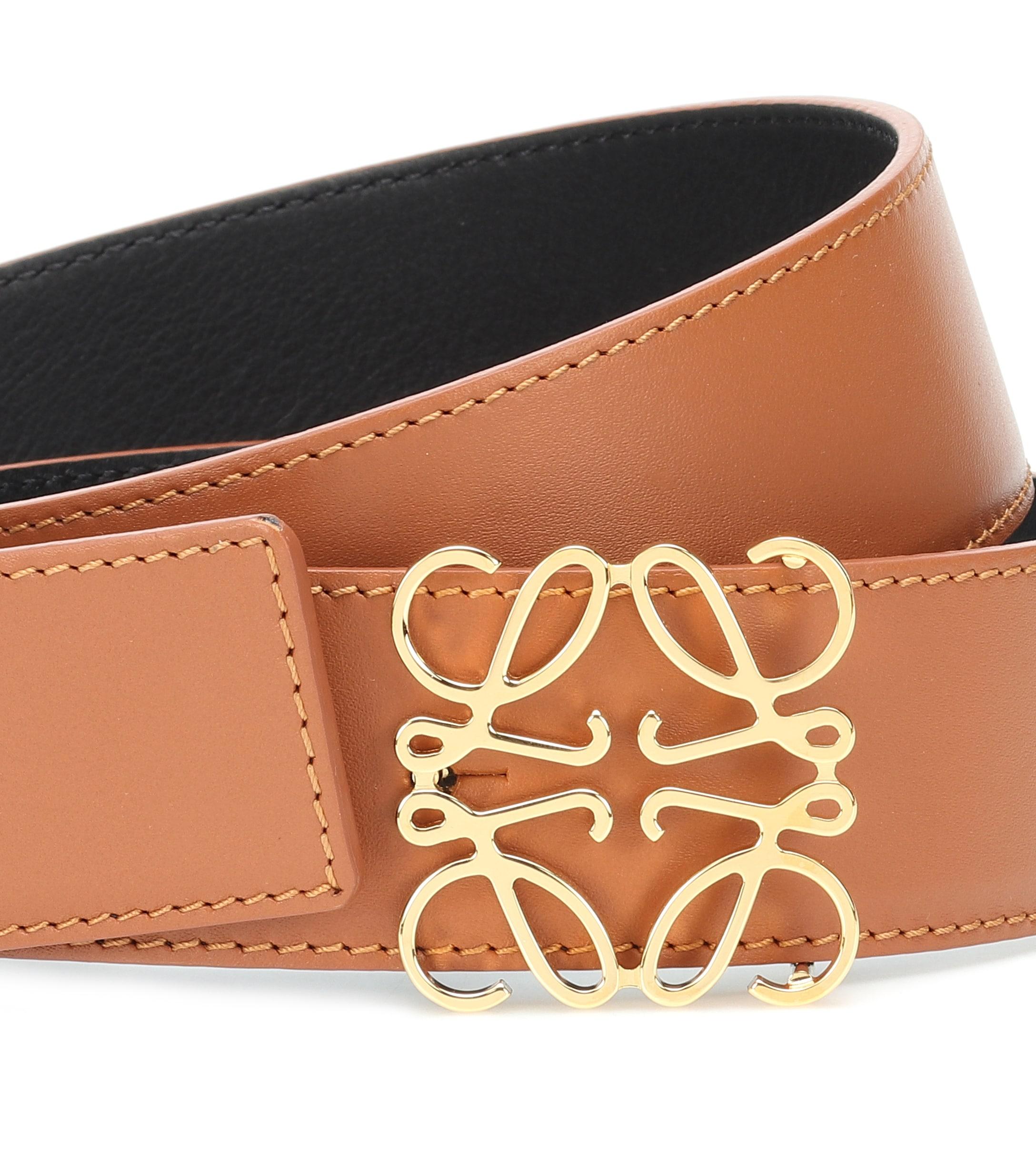 loewe reversible leather belt
