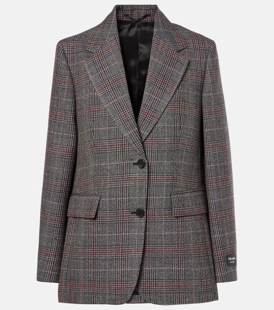 PRADA＊Single-breasted houndstooth 千鳥格子ジャケット＊送込 IZ】千鳥格子柄ジャケット（ジャケット）｜STRASBURGO OUTLET