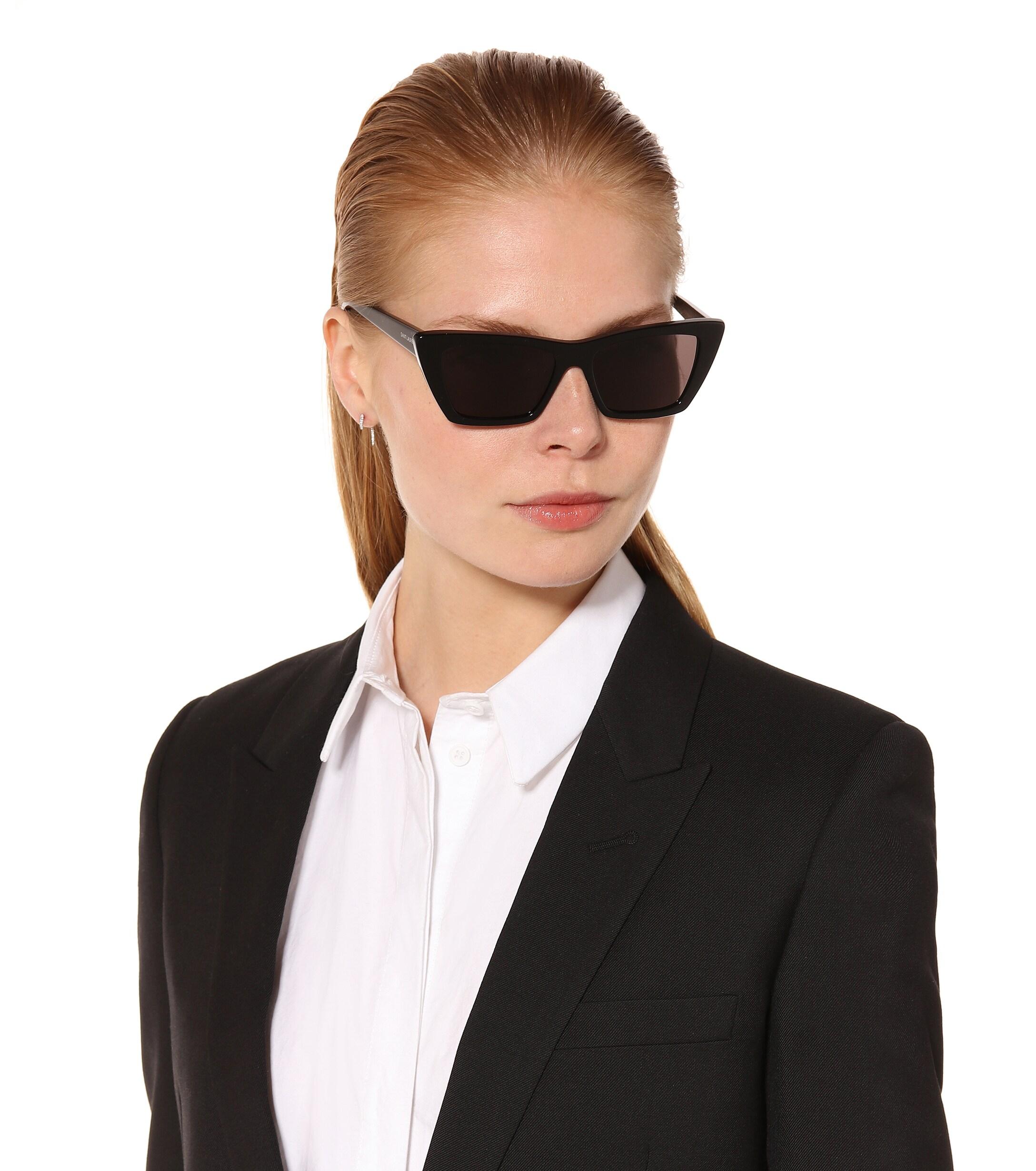 saint laurent leopard sunglasses