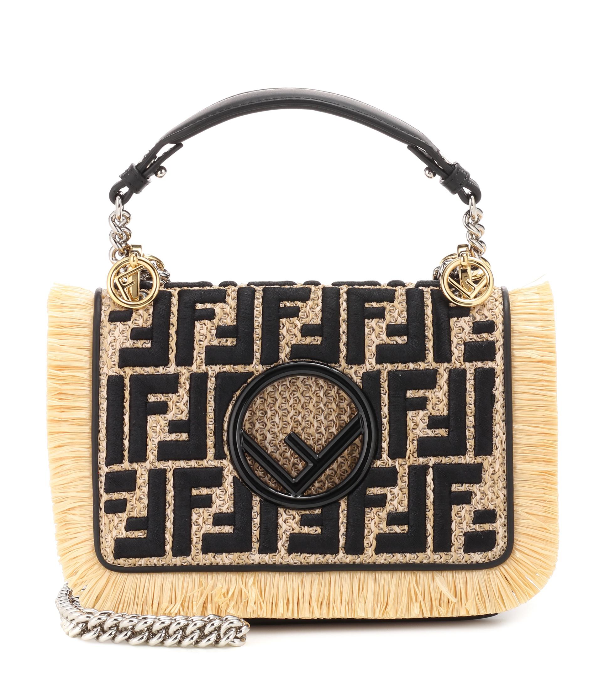 fendi raffia bag