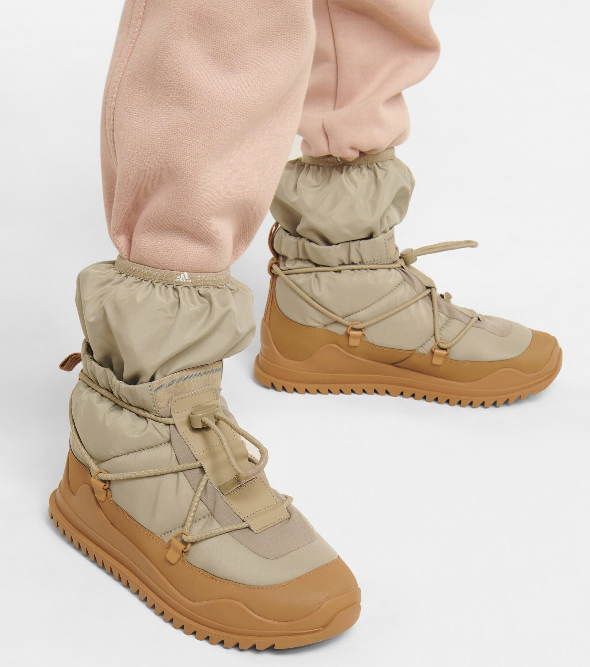 adidas By Stella McCartney Winter Snow Boots in Natural | Lyst