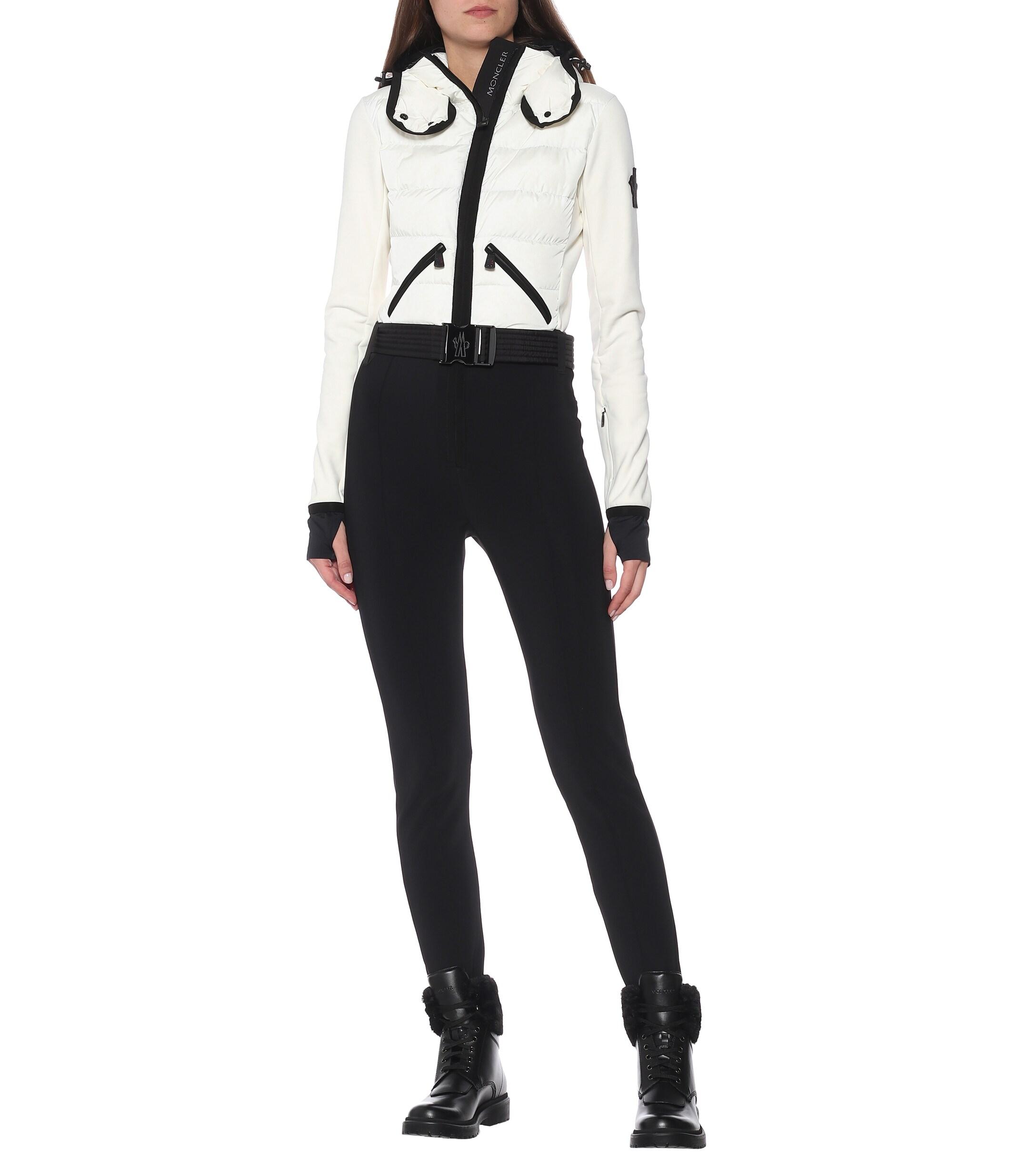 3 MONCLER GRENOBLE One-piece Padded Ski Suit in White | Lyst