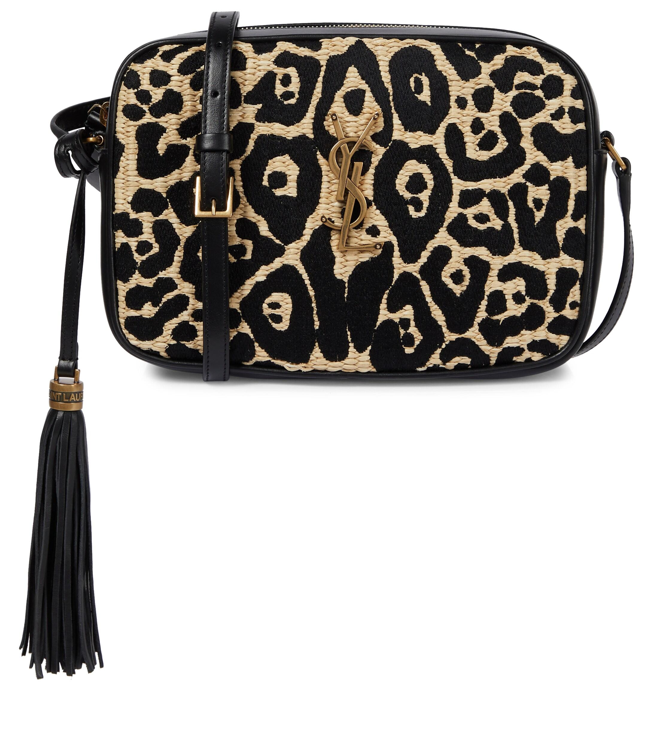 ysl leopard print bag