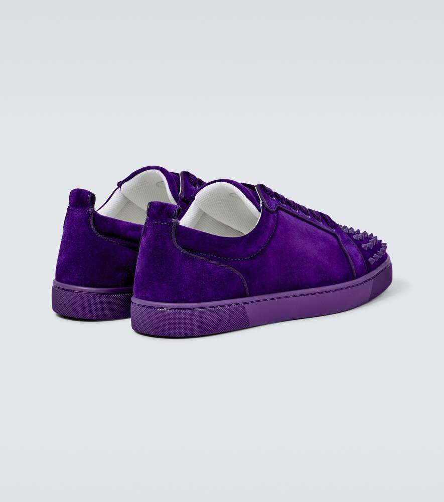 Christian Louboutin スパイクスタッズローファー パープル Christian Louboutin スパイクスタッズローファー パープル