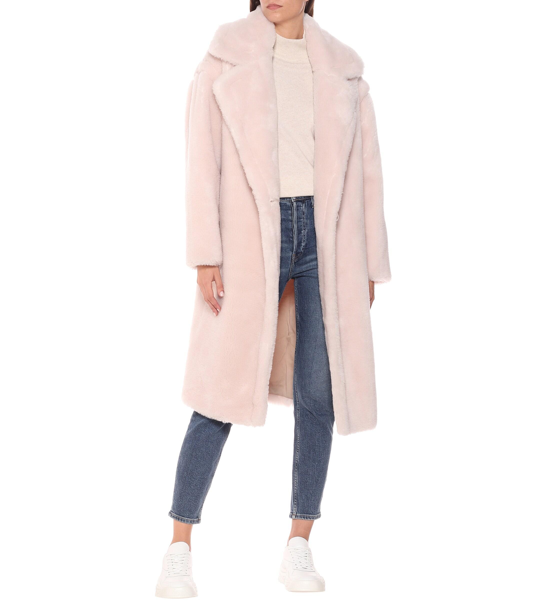 Yves Salomon Meteo Wool Coat in Pink - Lyst