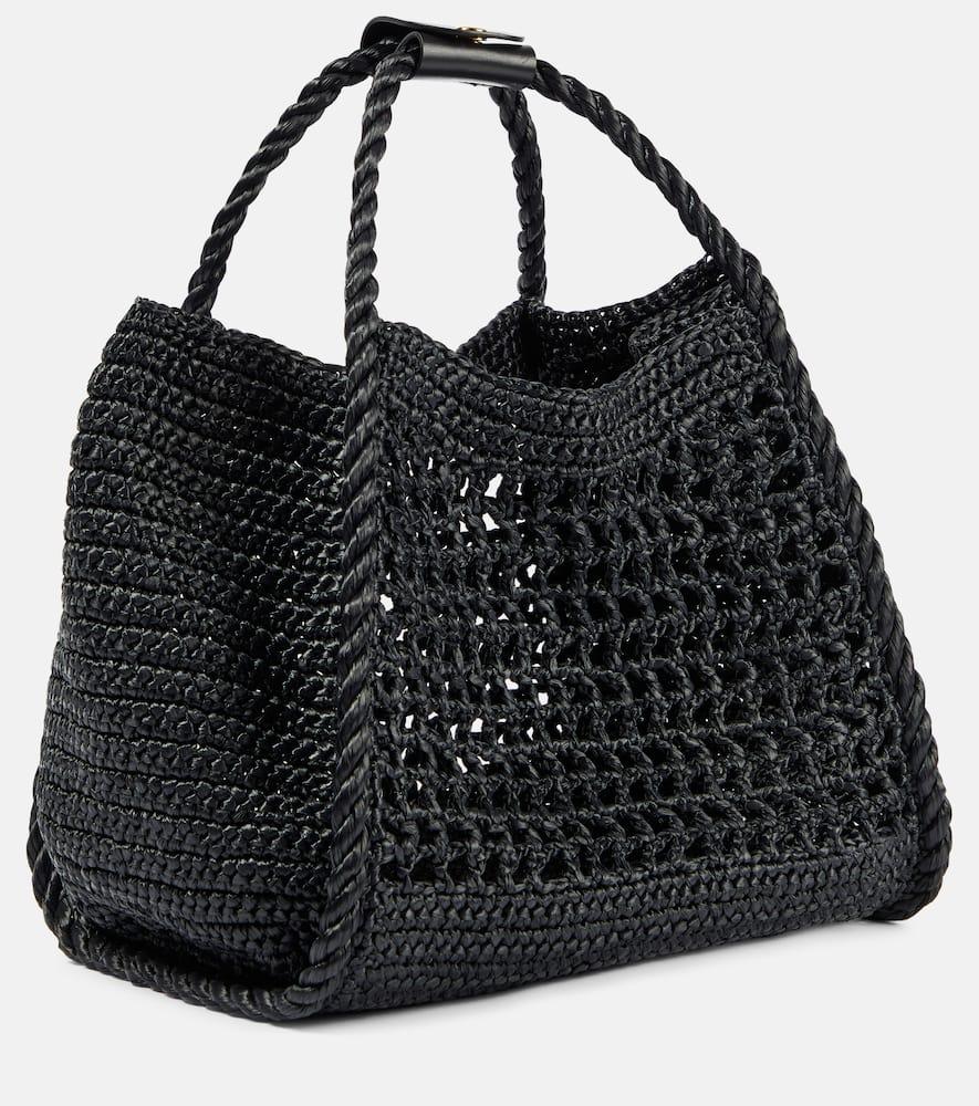 人気【MAXMARA】Shopping Bag Archetipo medium in crochet Archetipo Large crochet tote bag in brown - Max Mara | Mytheresa