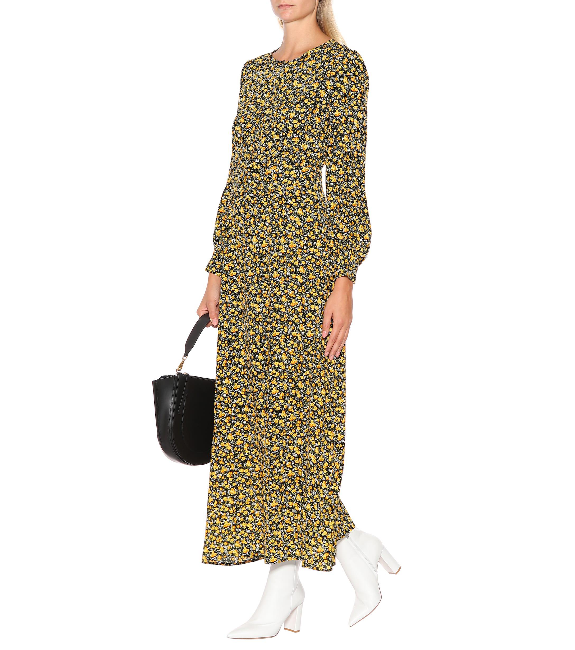 calvin klein ditsy floral dress