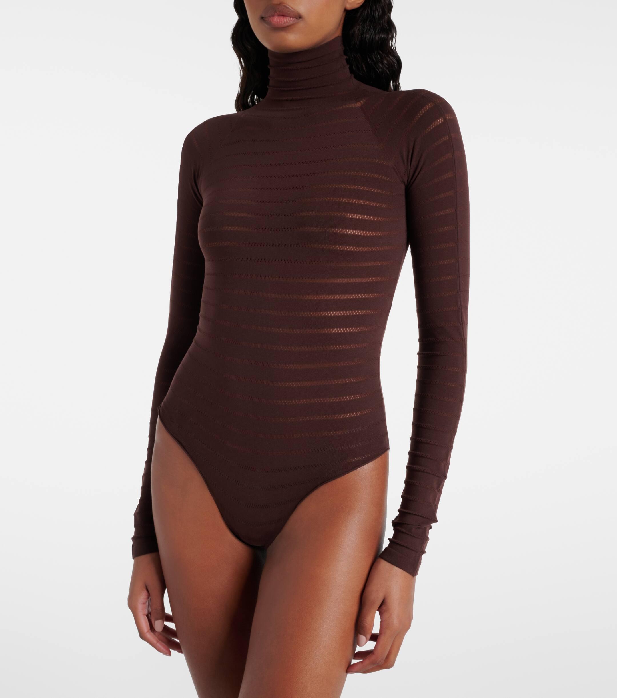 Spandex turtleneck deals bodysuit