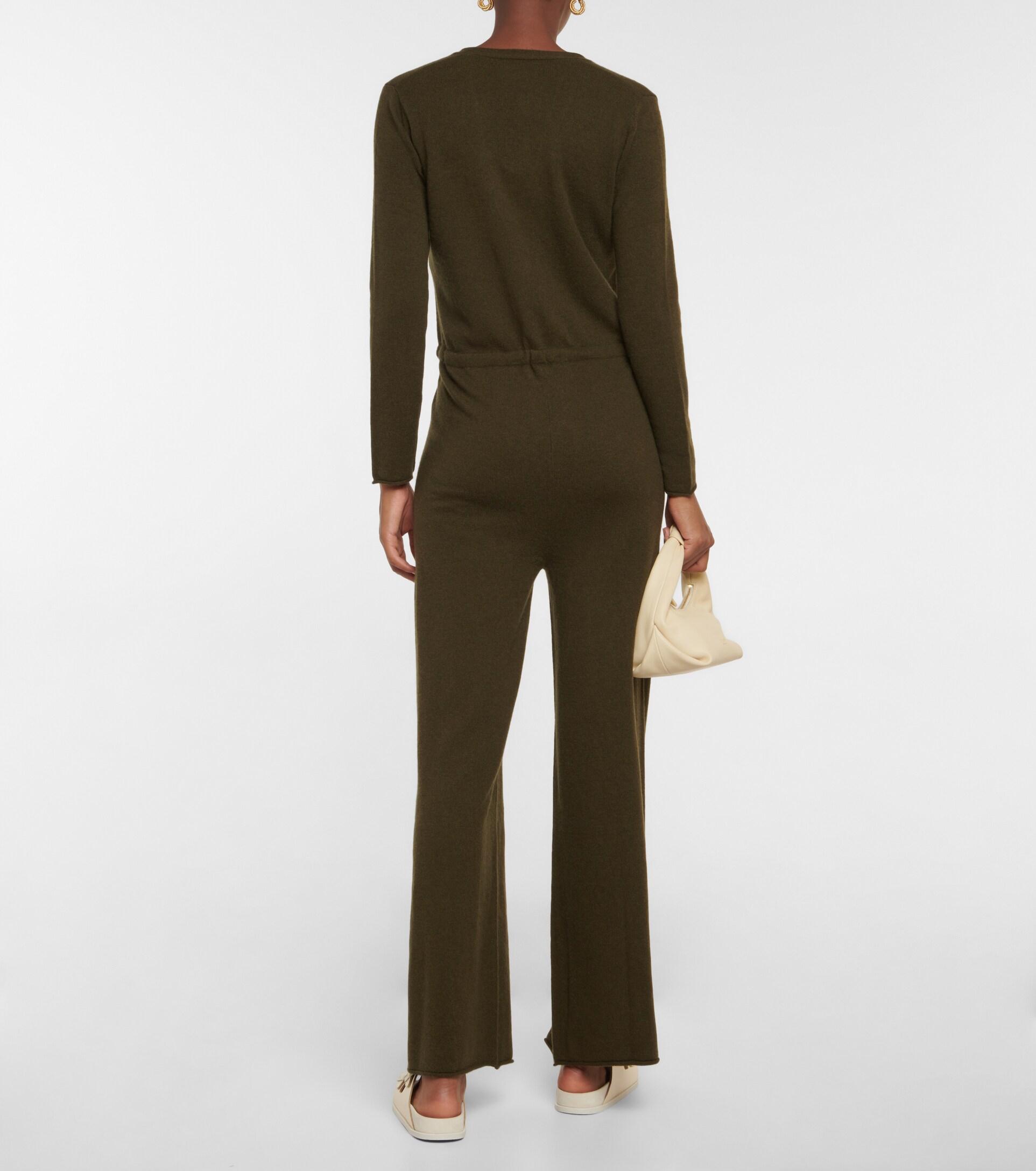 Womens Clothing Jumpsuits and rompers Full-length jumpsuits and rompers Jardin Des Orangers Wool And Cashmere Jumpsuit in Black 
