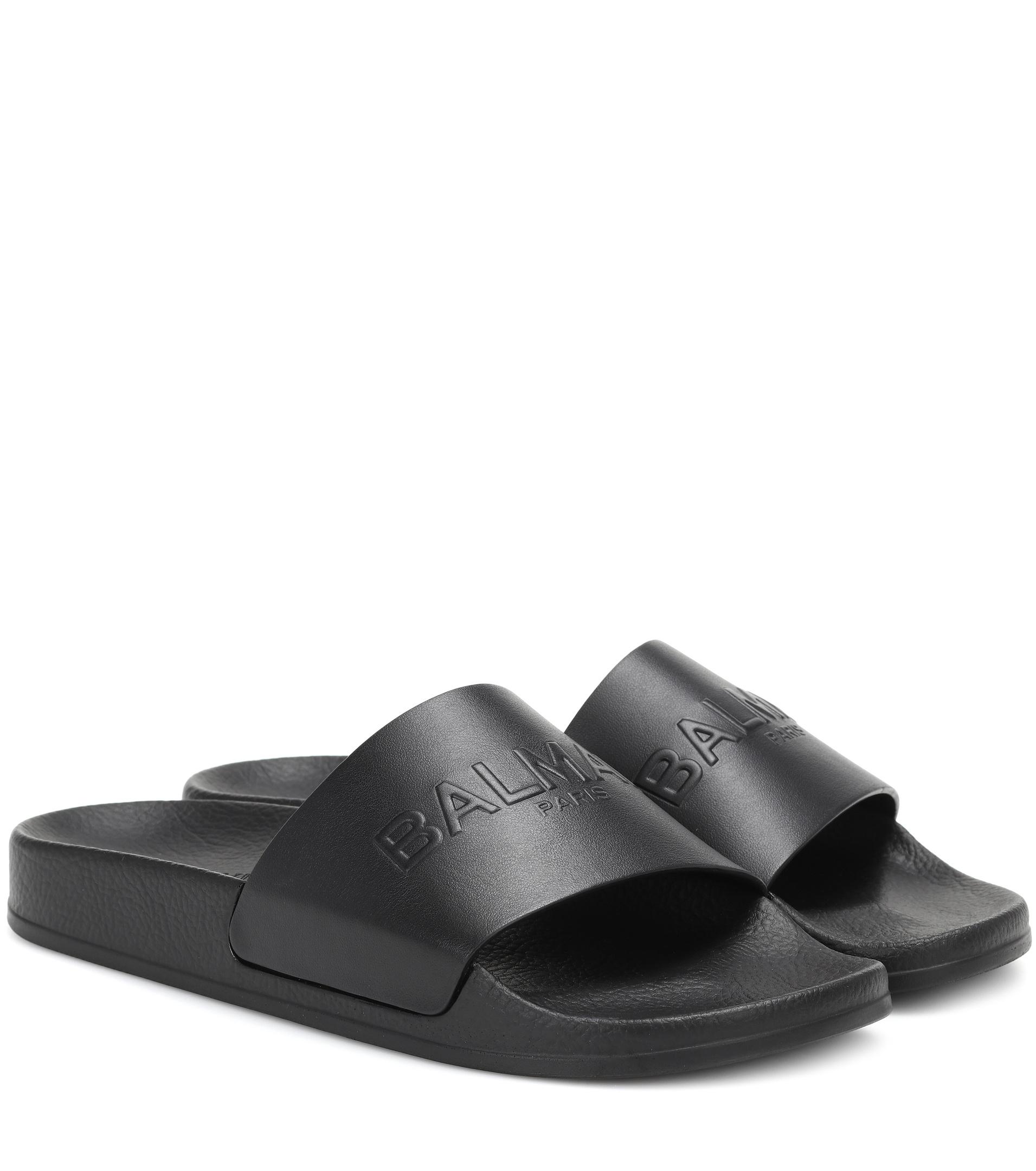 balmain flip flops