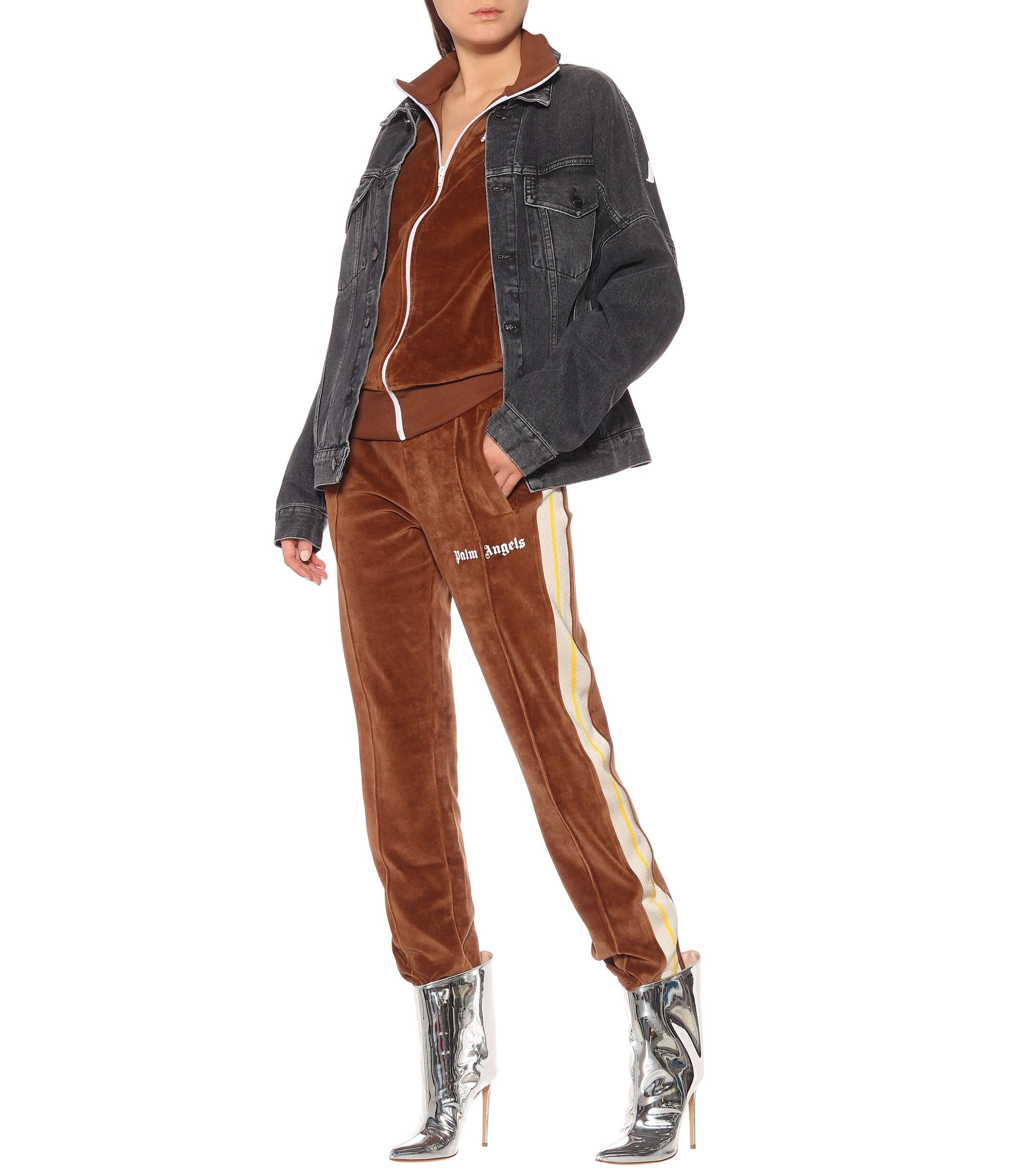 palm angels tracksuit velour