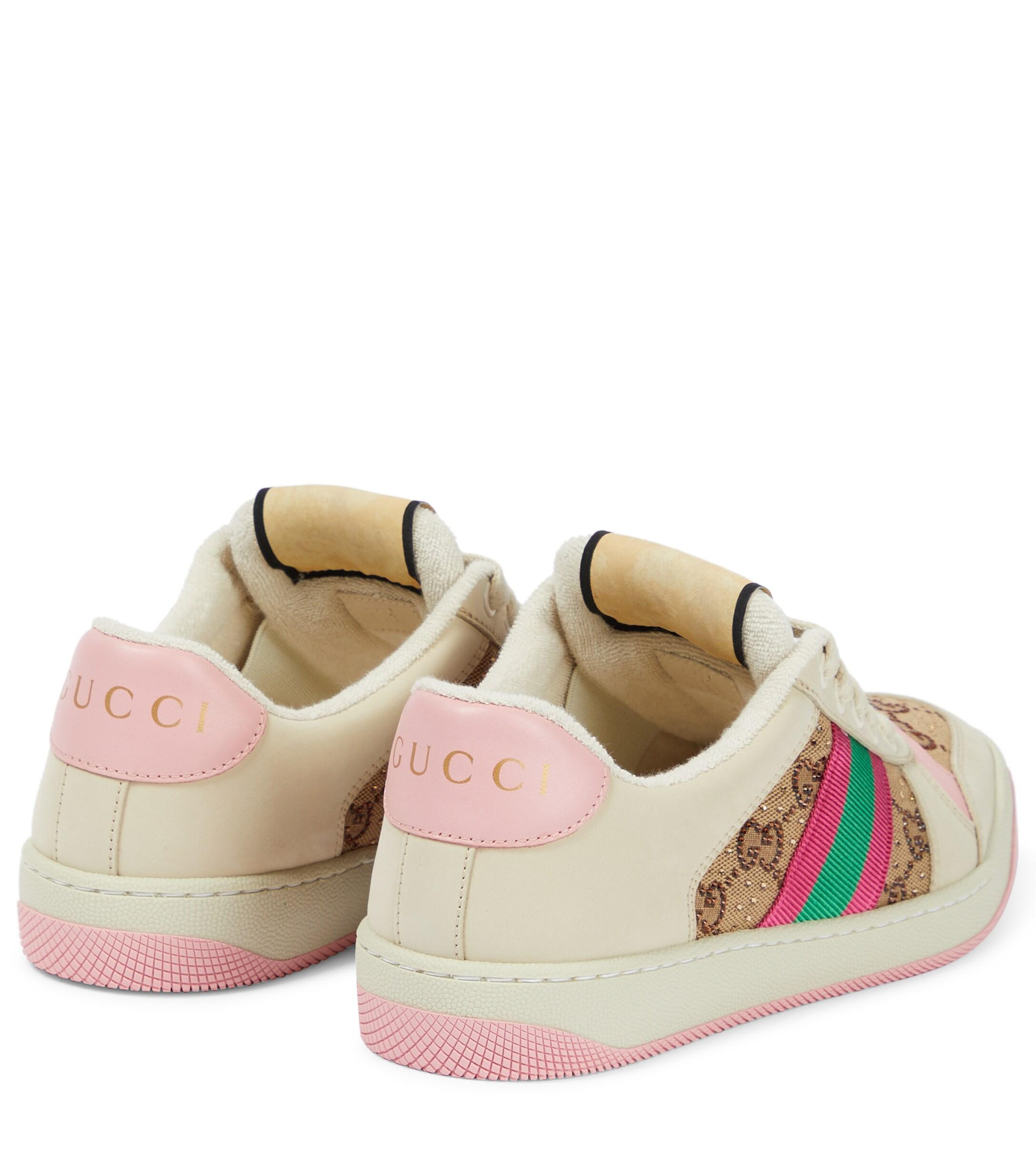 gucci multicoloured trainers