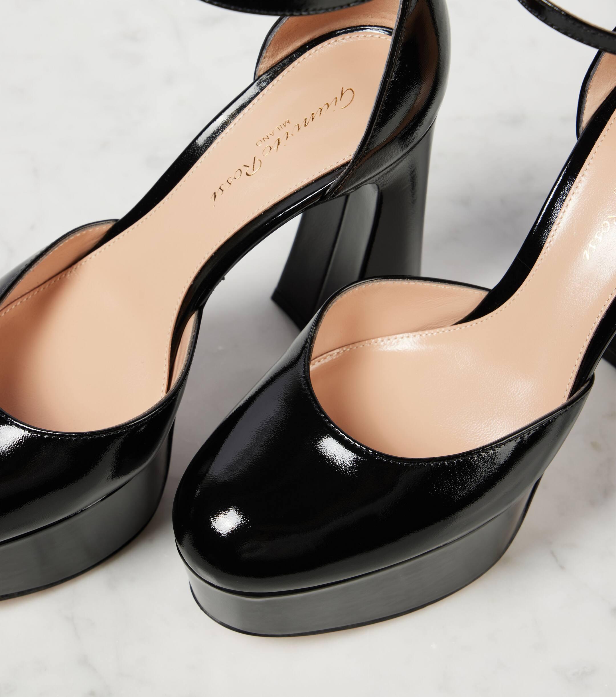 Patent leather platform heels shop