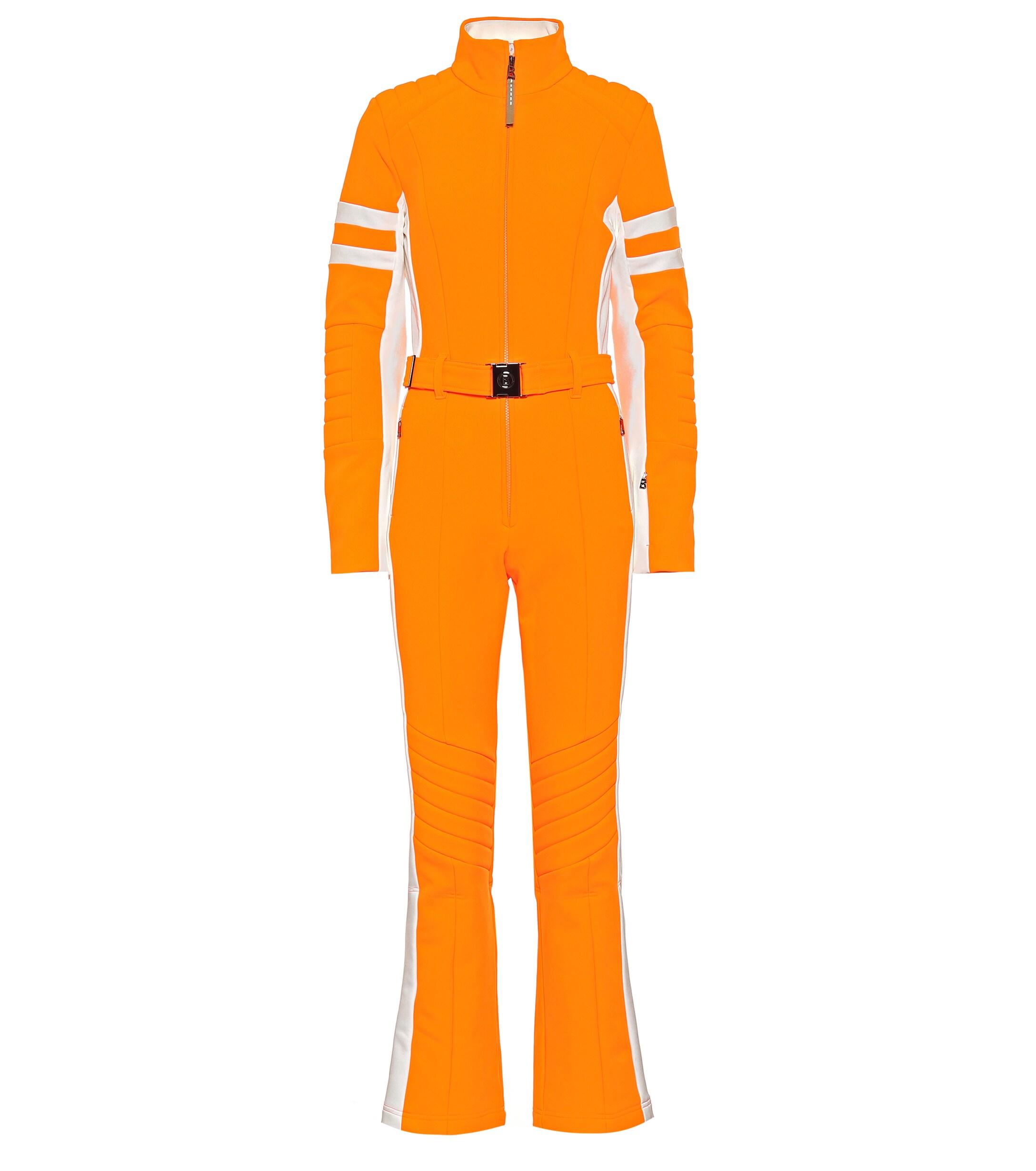 Bogner Cat Softshell Ski Suit in Orange | Lyst