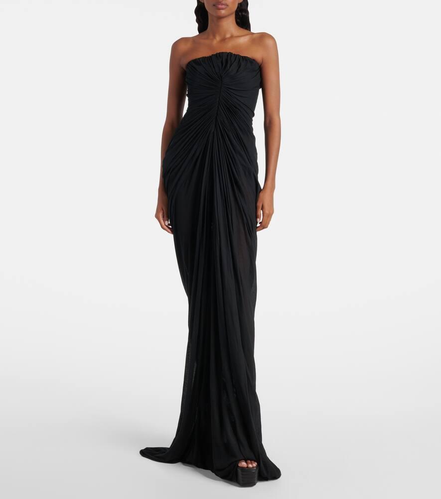 RICK OWENS クラウデットルーシュディテールドレス Rick Owens Velvet Dresses for Women | Lyst