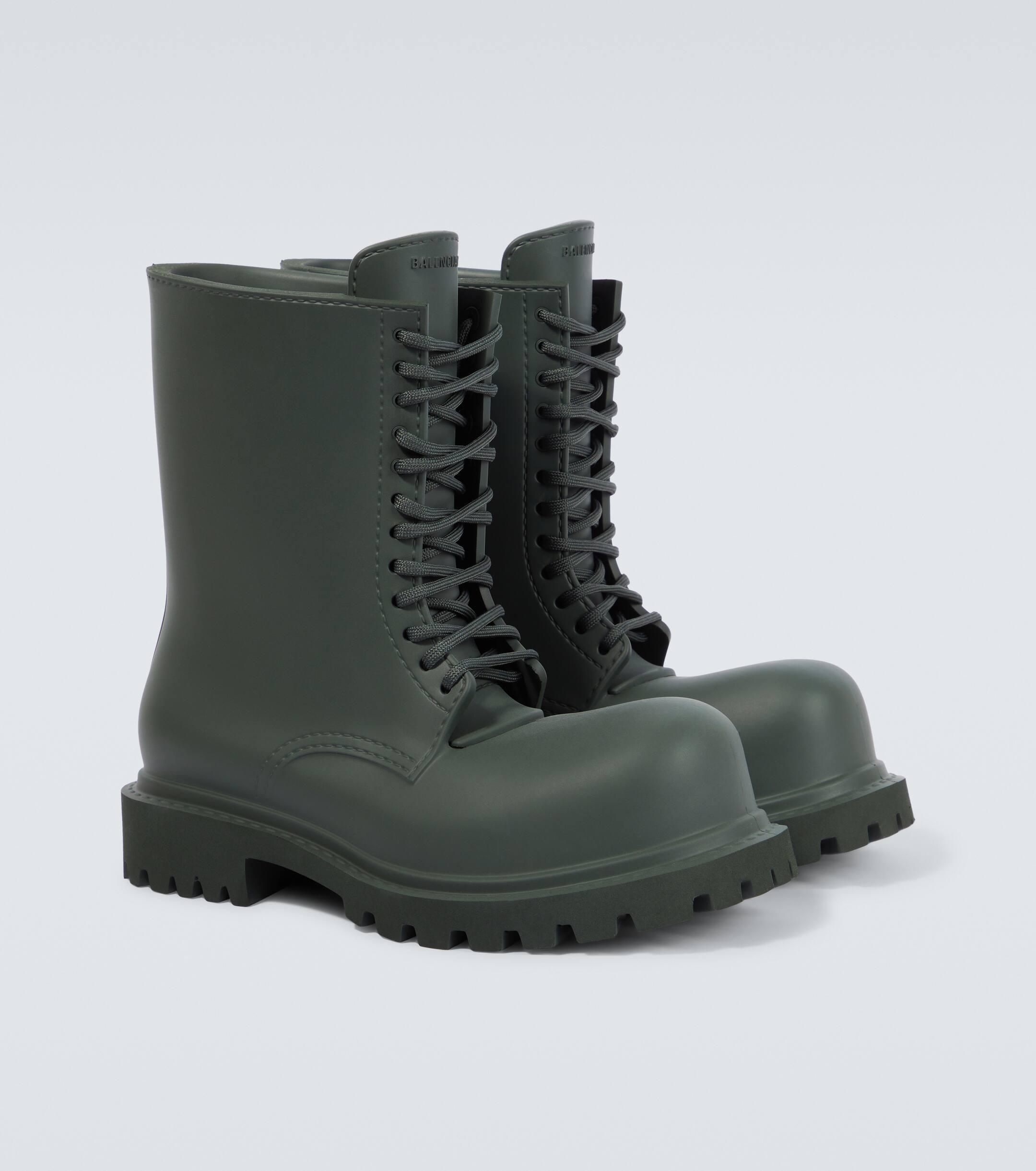 Balenciaga green deals boots