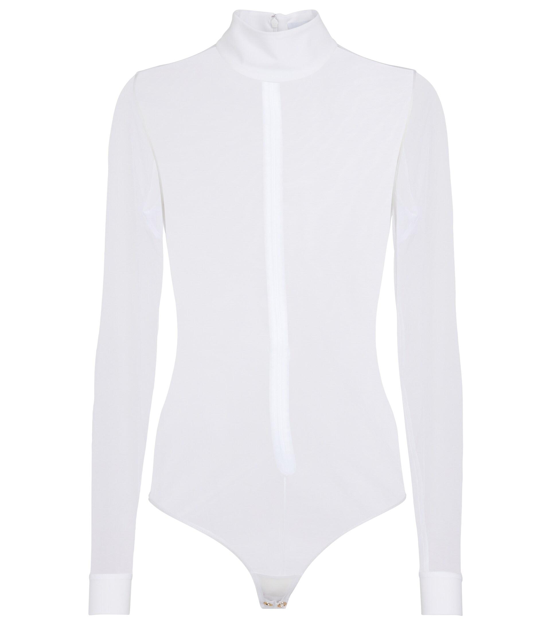 Burberry Sheer Turtleneck Bodysuit in 