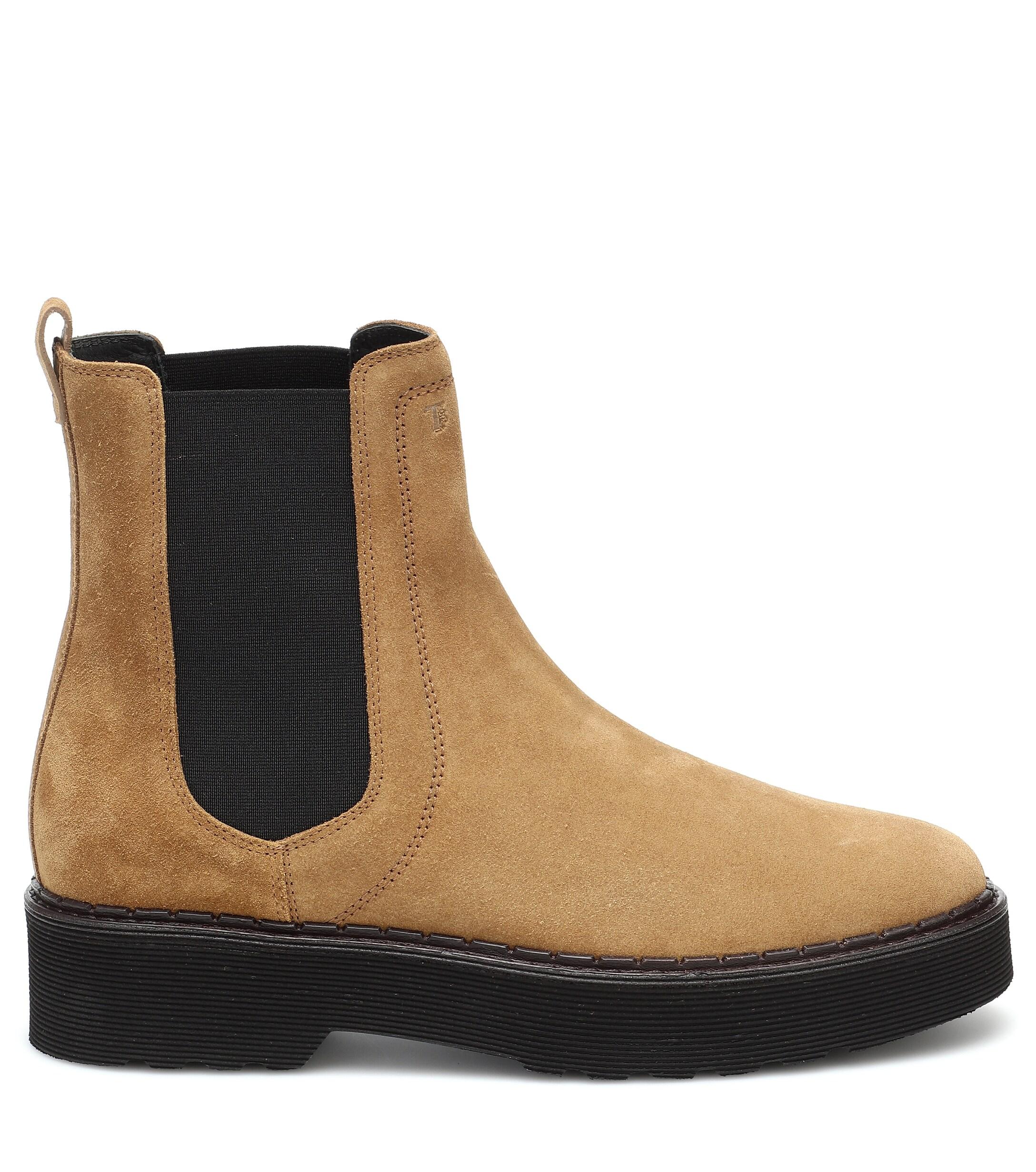 tod's platform chelsea boots