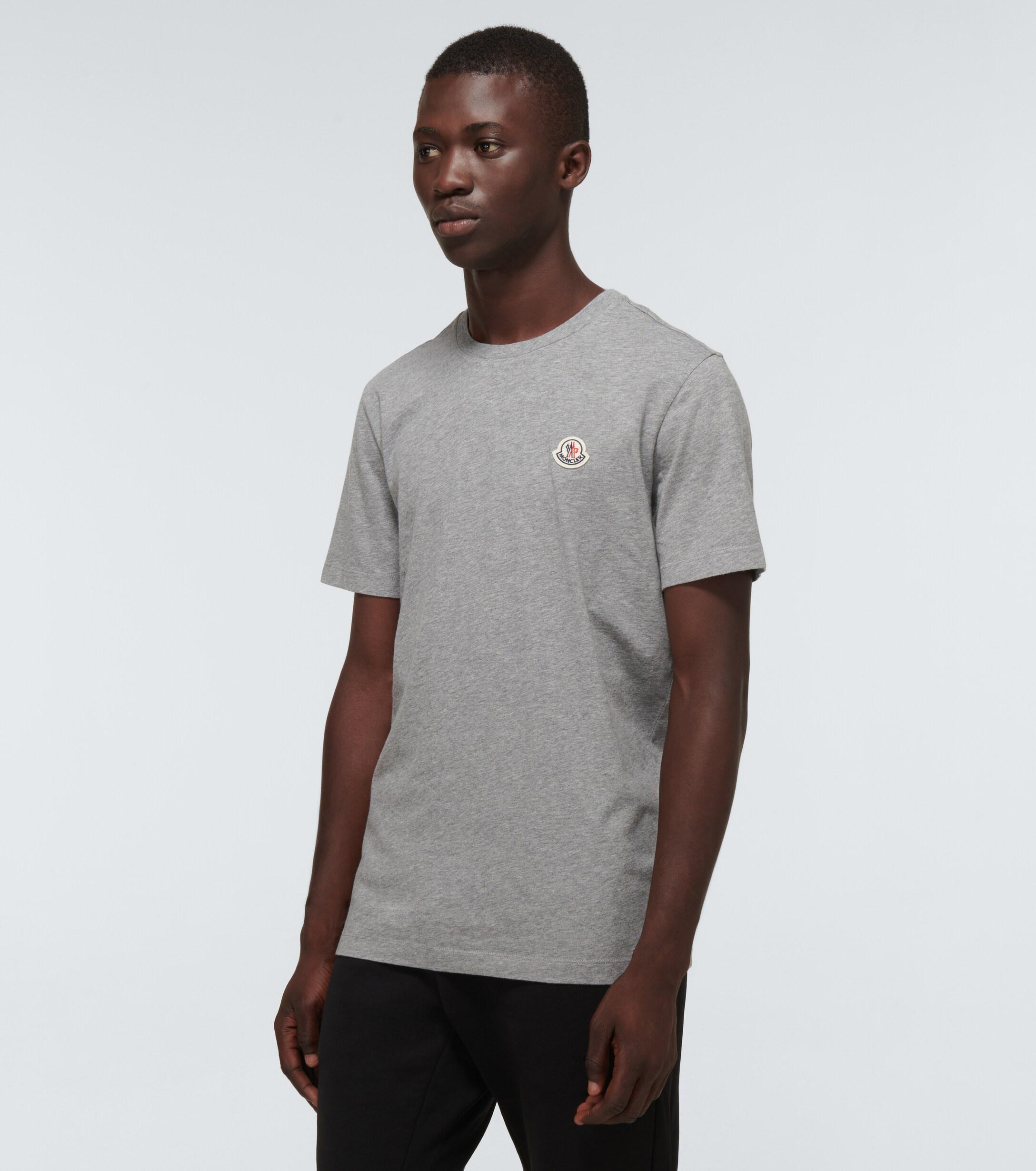 Moncler Pack Of Three Cotton T-shirts in White for Men | Lyst