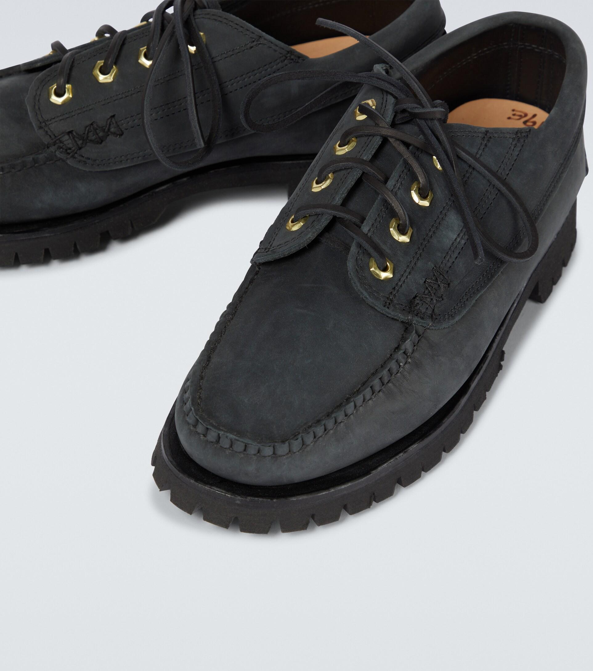 Yuketen Leather Angler Shoes With 