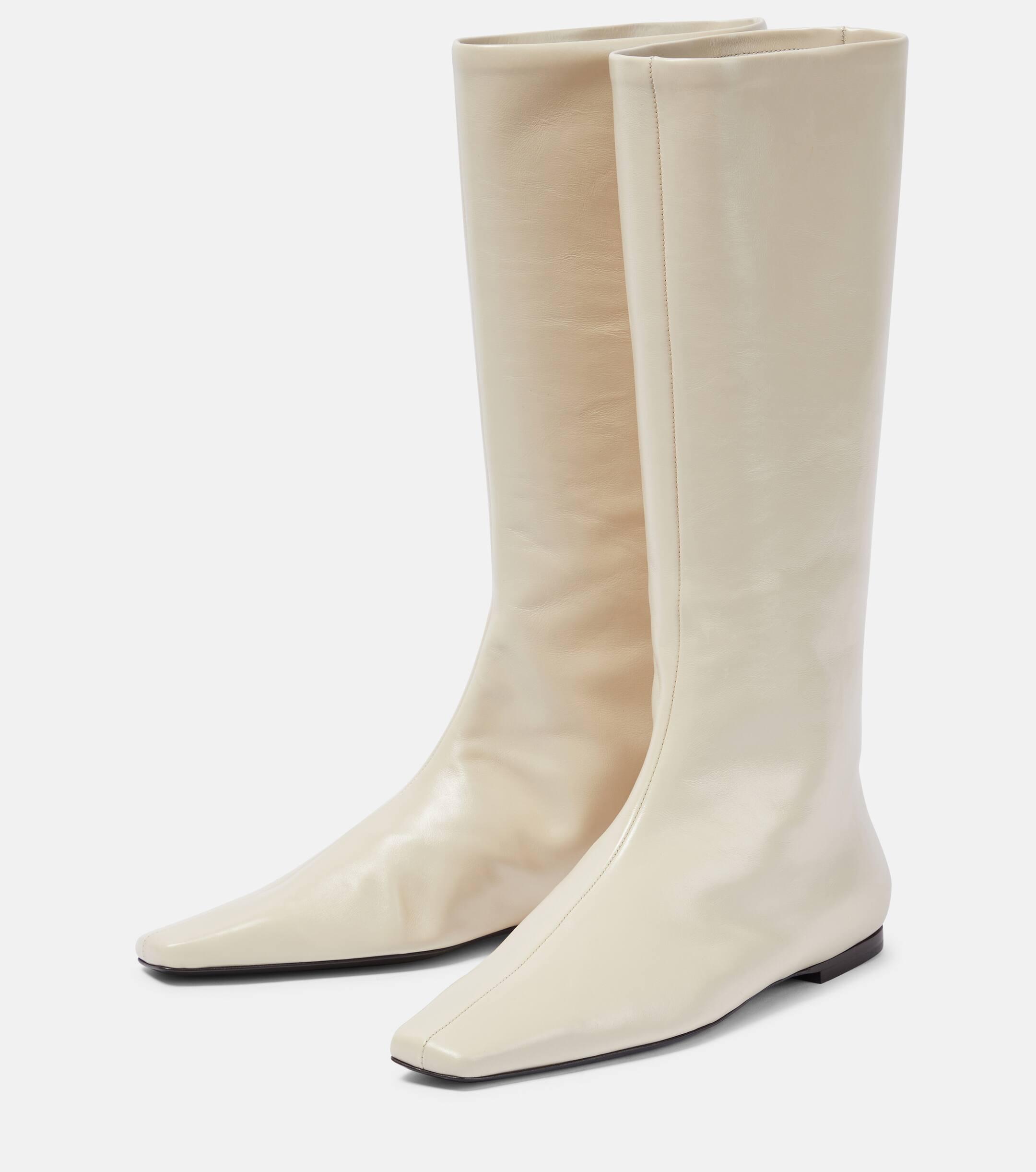 The row white boots clearance