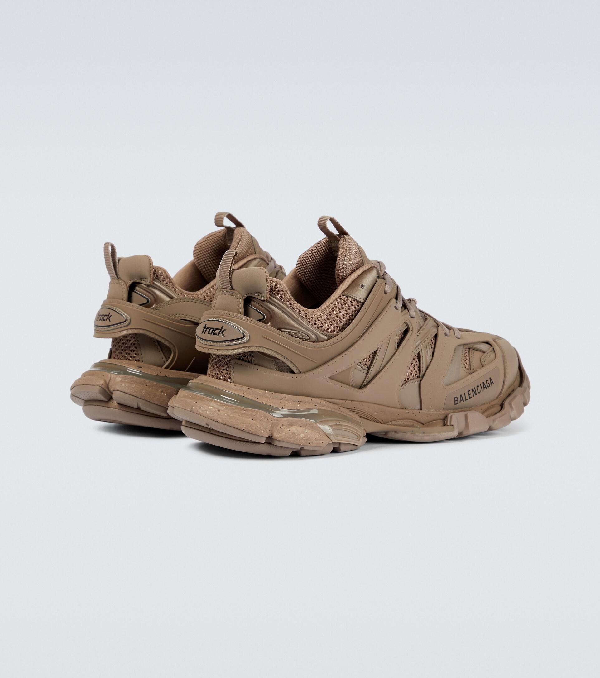 Balenciaga Track Sneakers in Brown for Men | Lyst