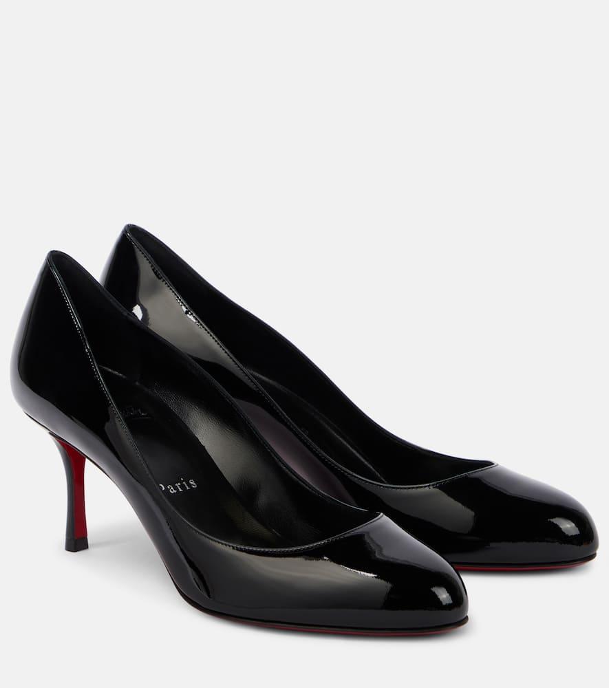 Black Patent Leather Christian Louboutin Simple Pump 70mm