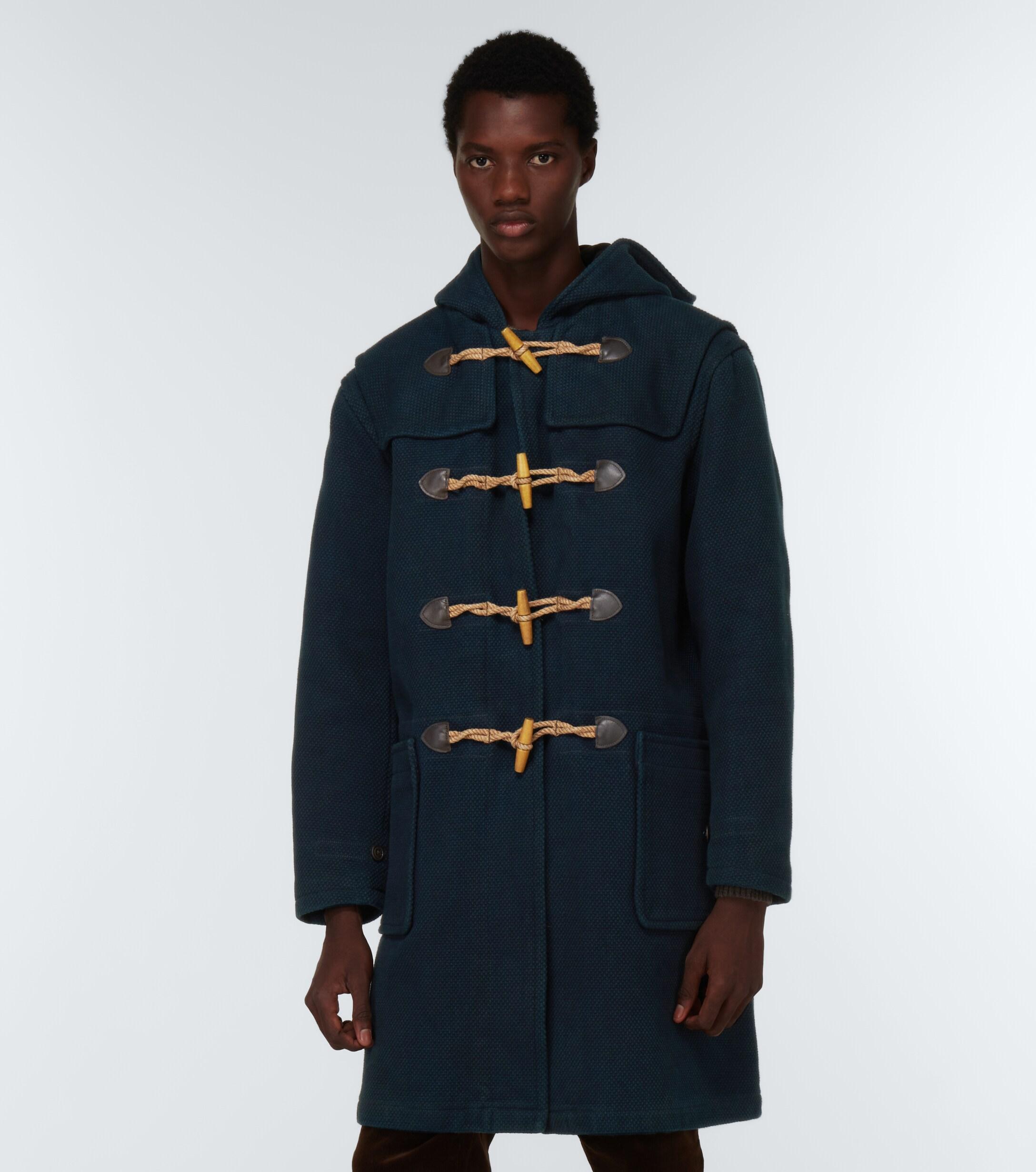 Cotton duffle coat deals