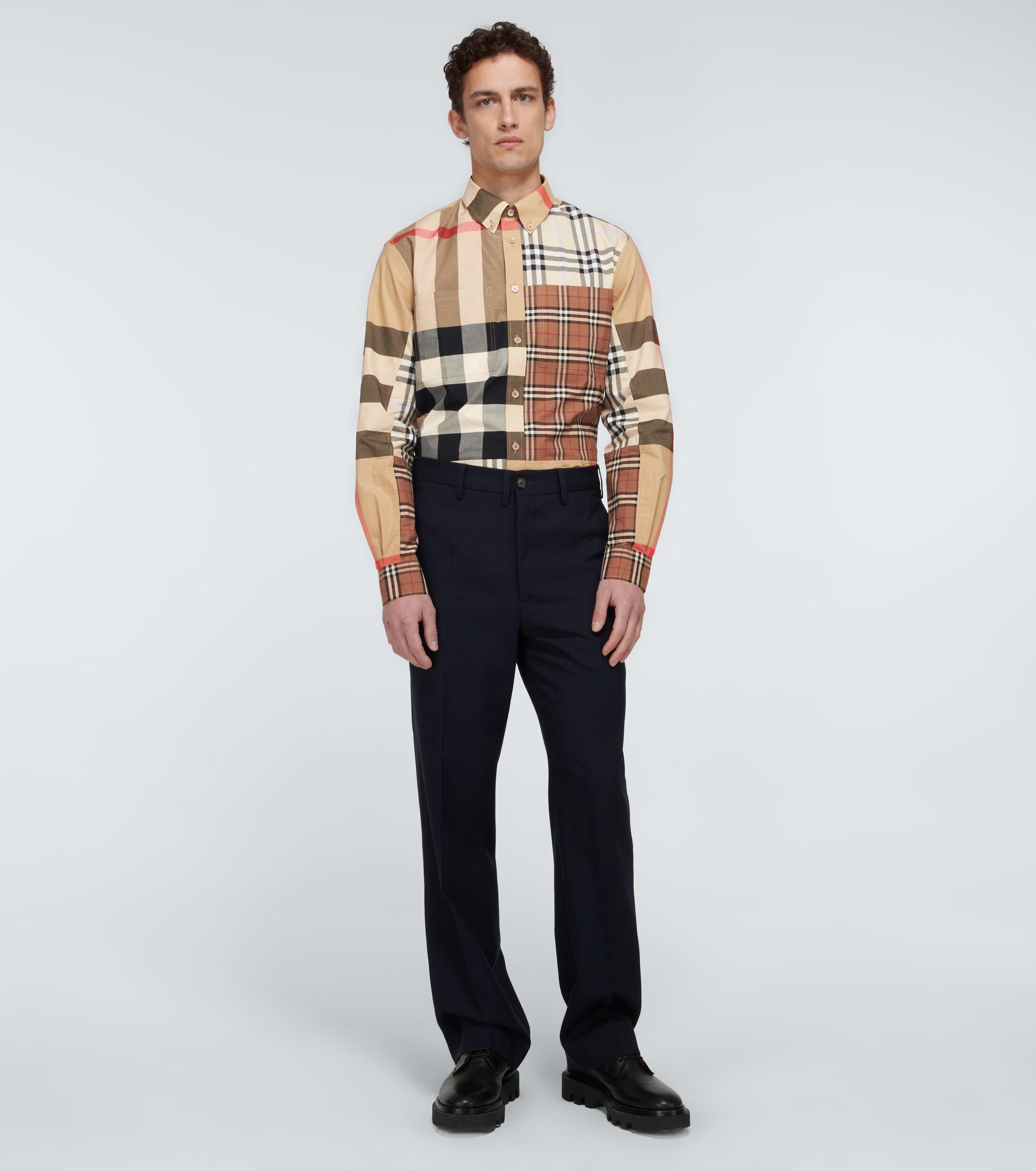 Burberry Terence Patchwork Shirt for Men | Lyst