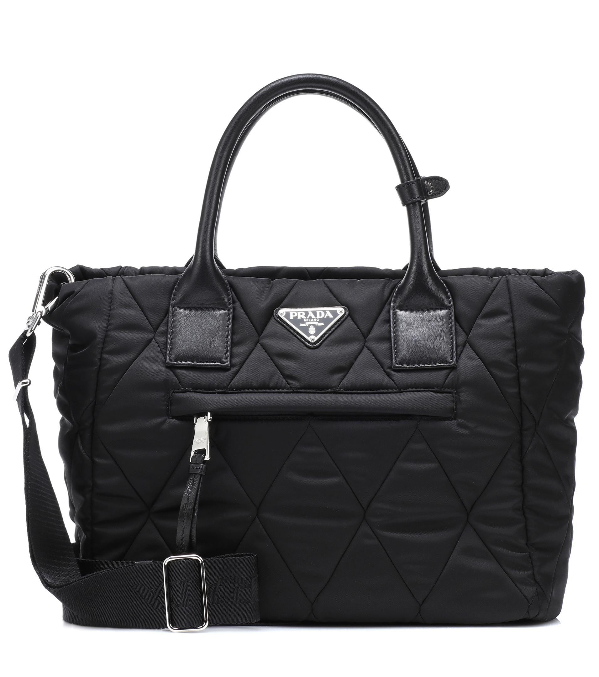 Prada Re-Nylon Padded Tote Bag - Black - Totes