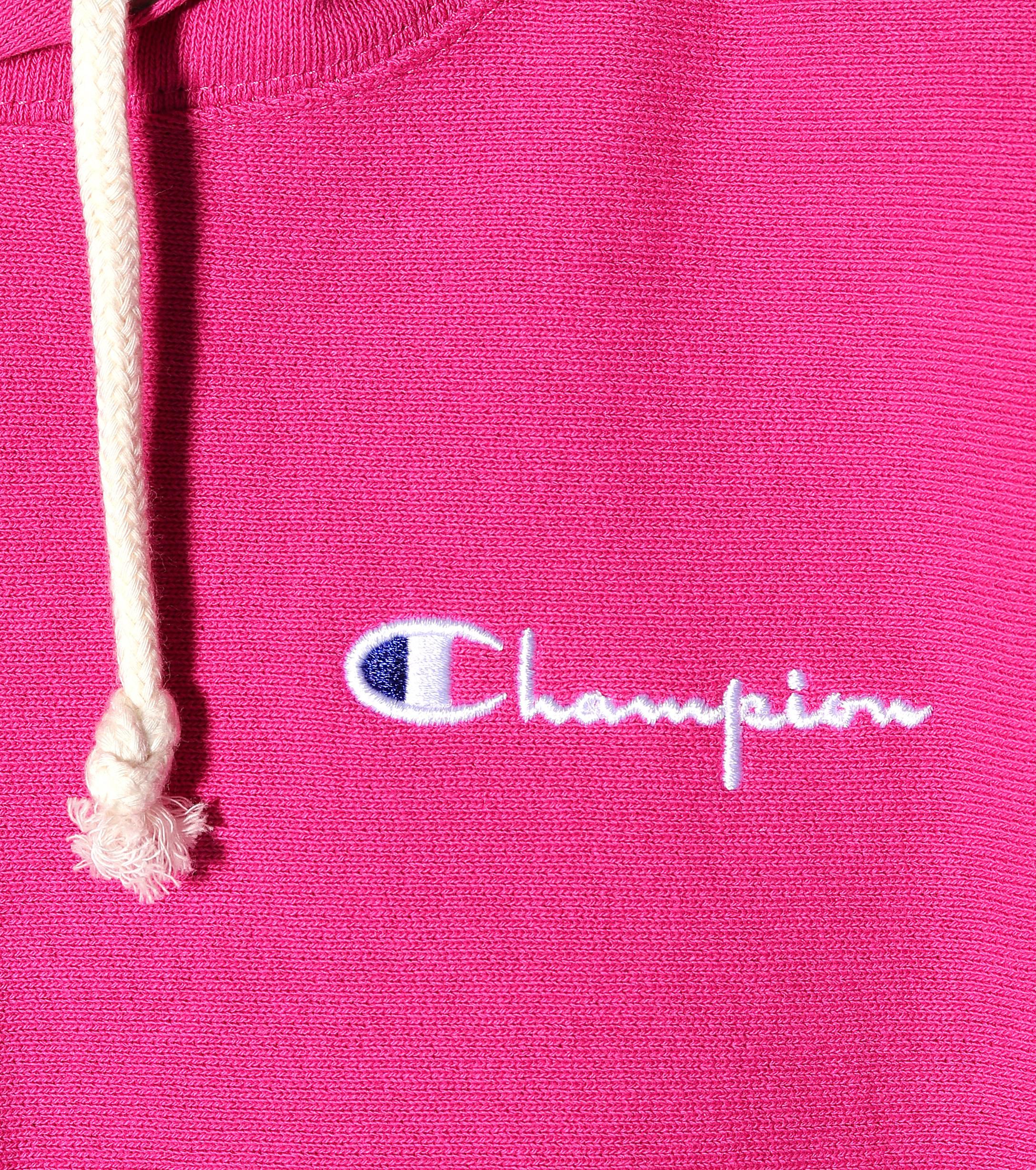 Champion Cotton Hoodie in Pink - Lyst