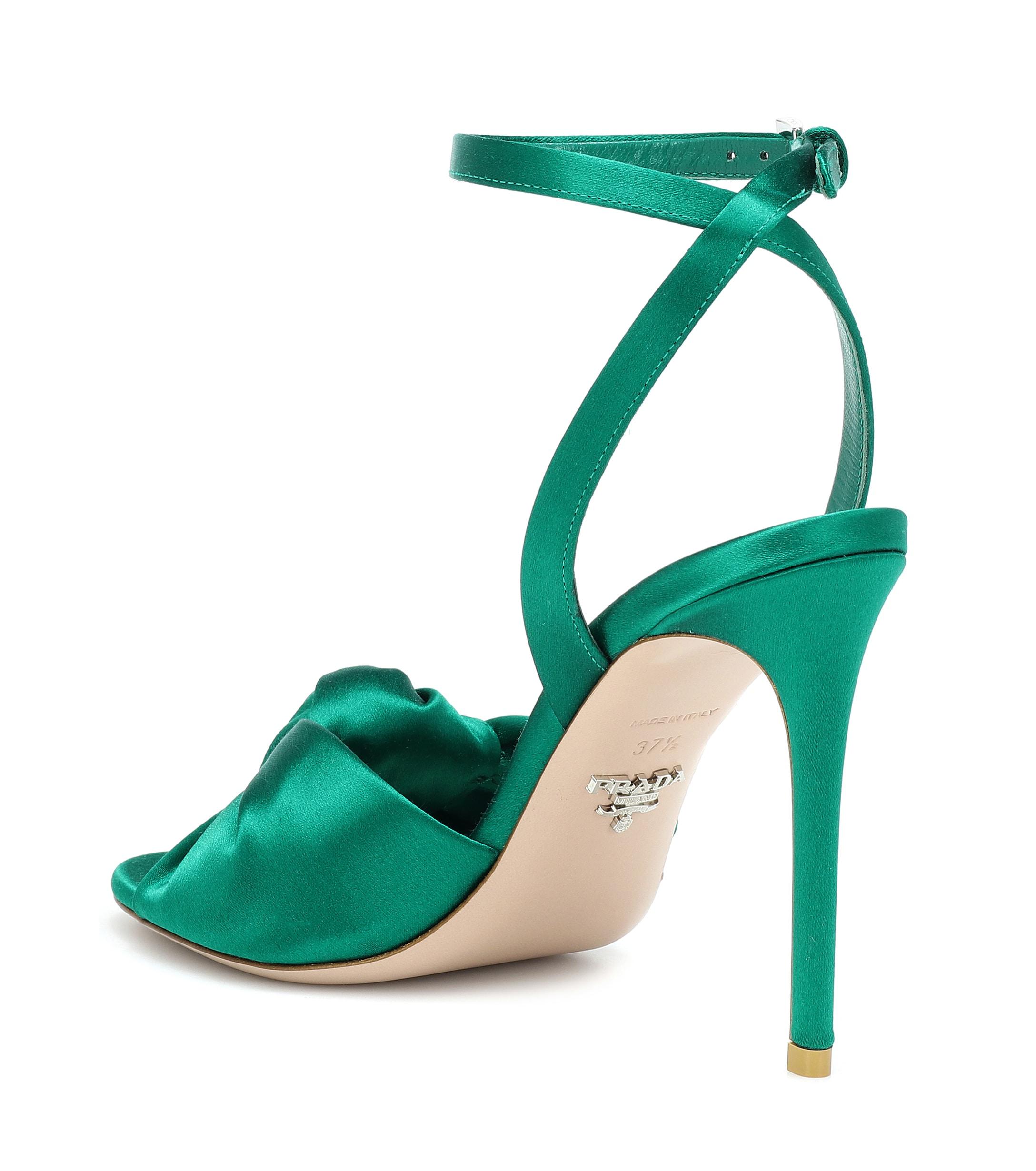 prada satin shoes