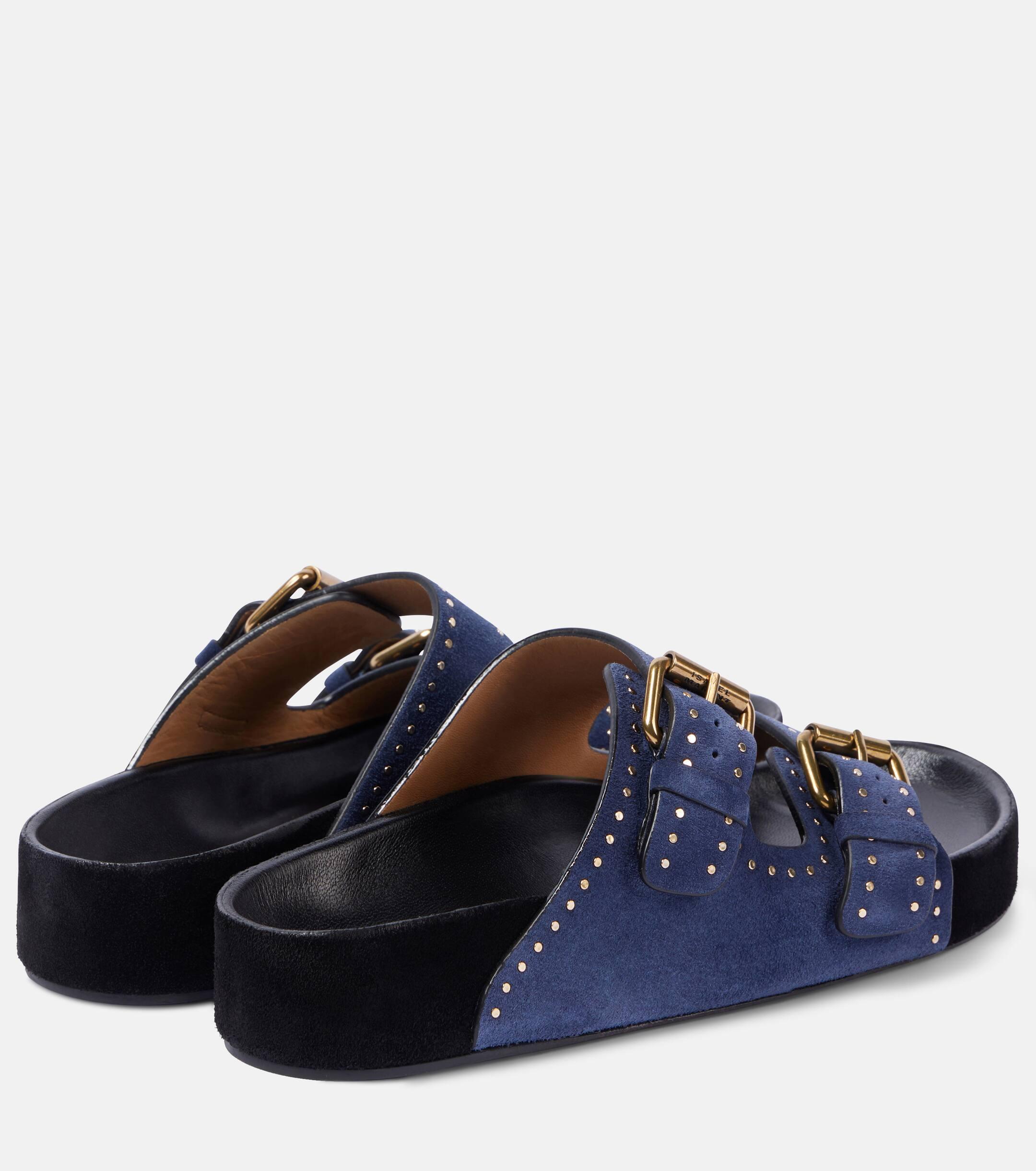Isabel marant sandals black hot sale