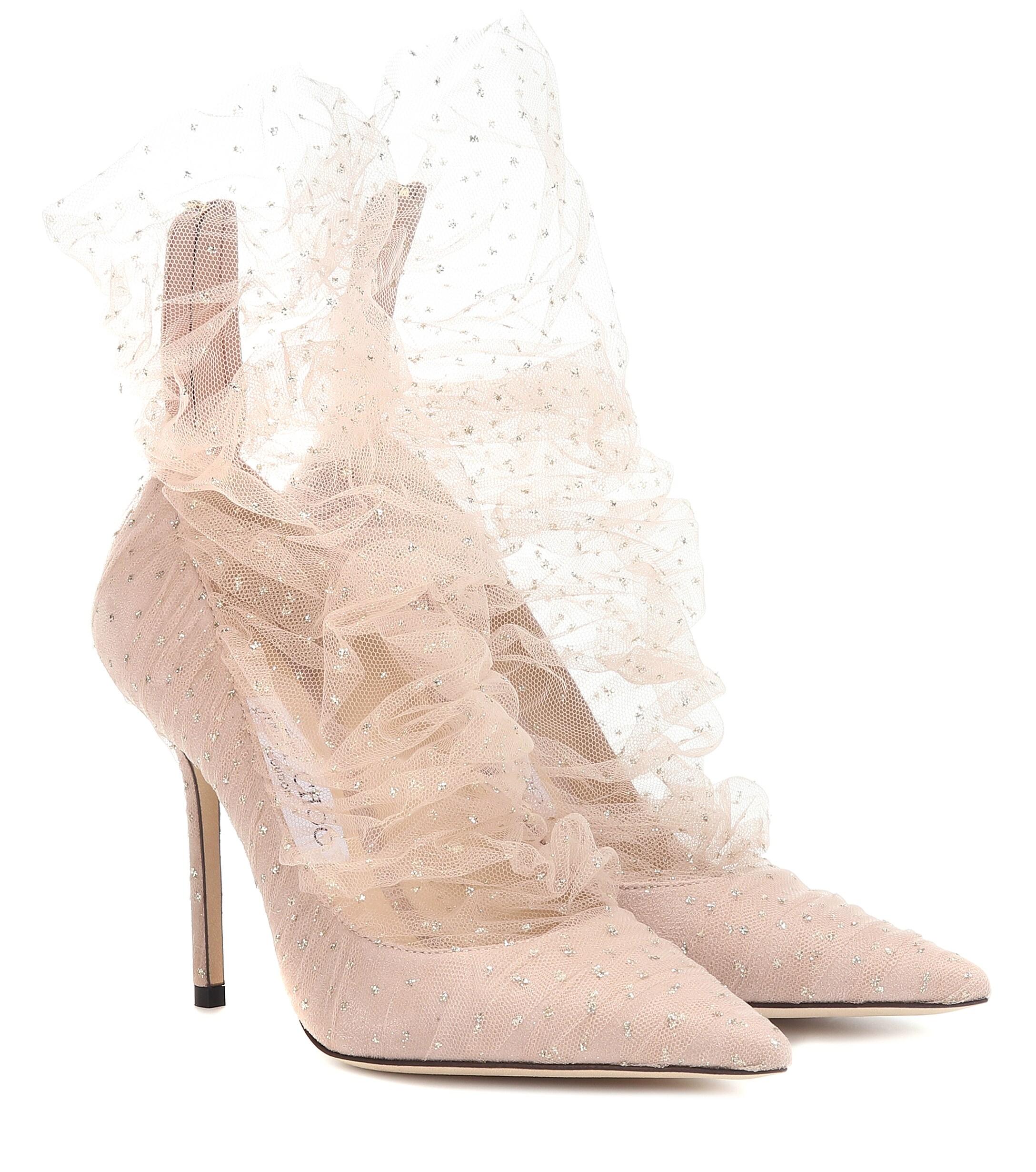 Jimmy Choo Lavish 100 Tulle Pumps in Pink Lyst