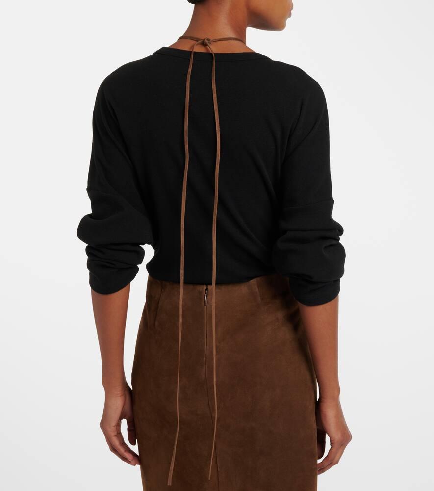 Jupe The Row En Laine - Taille Haute, Maxi, Neuve Avec Étiquettes, Noir