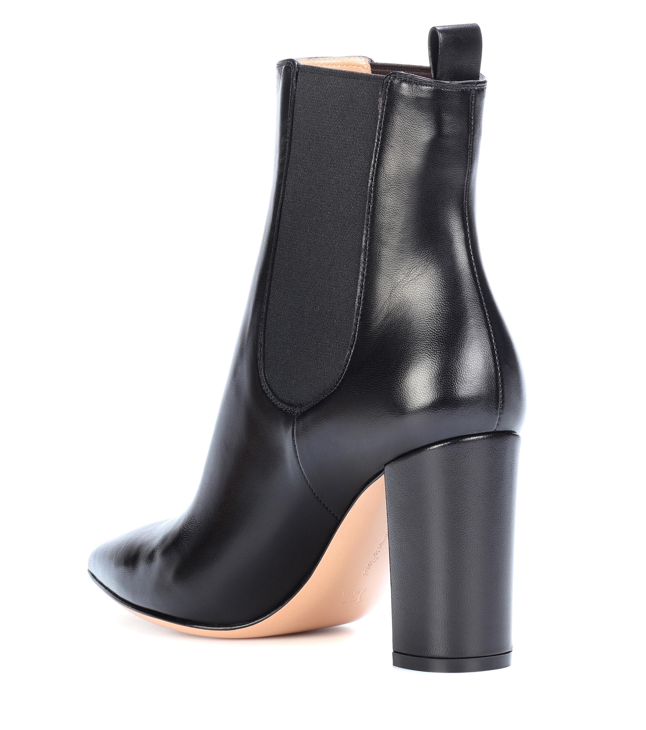 black ankle boots myer