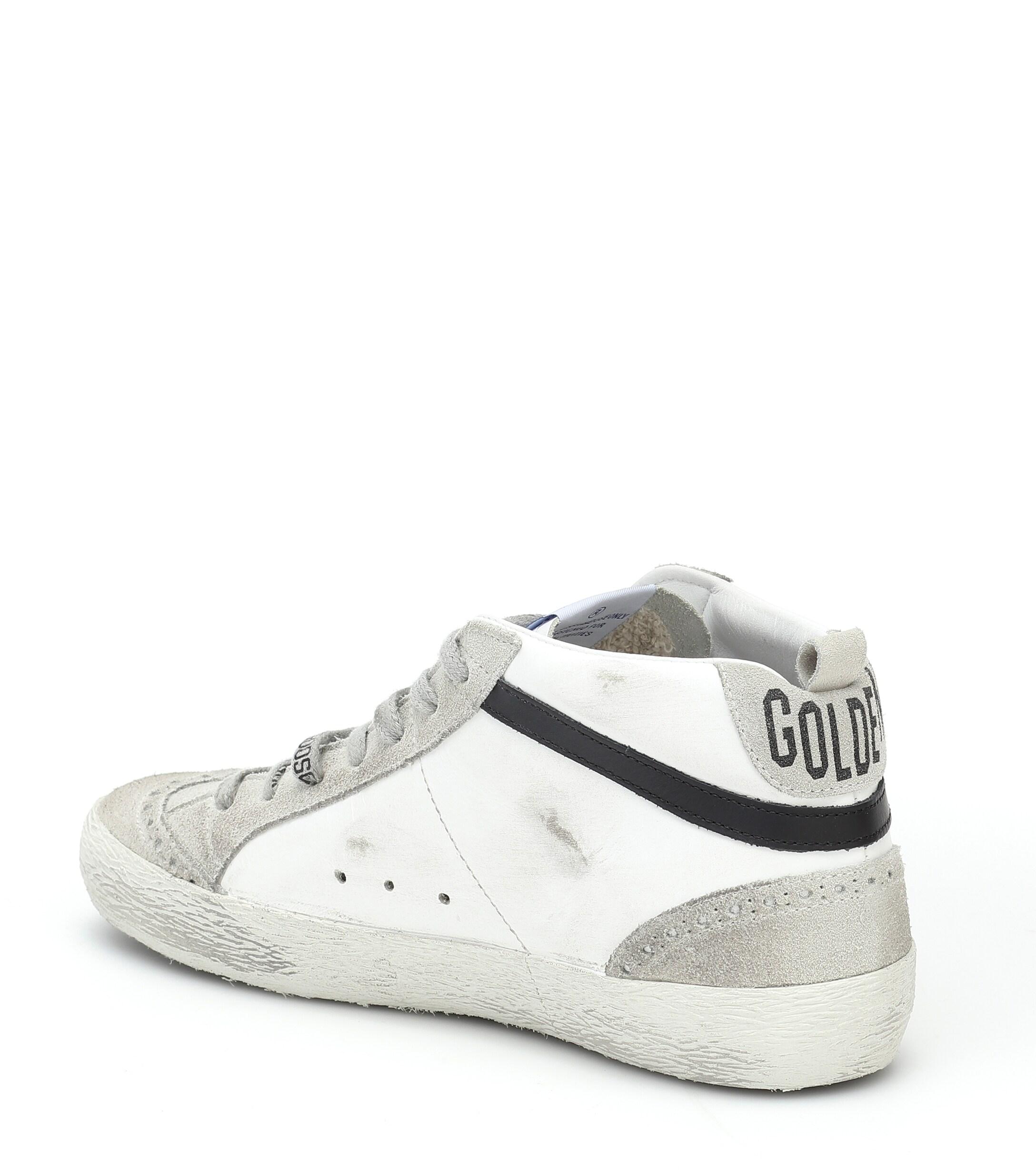 white golden goose mid star