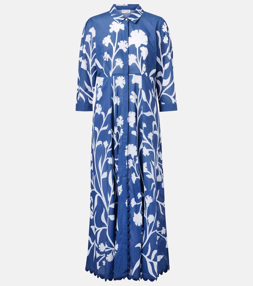 Juliet Dunn ワンピース ドレス ロング ボタン ダッカプリント Juliet Dunn Dress | eBay