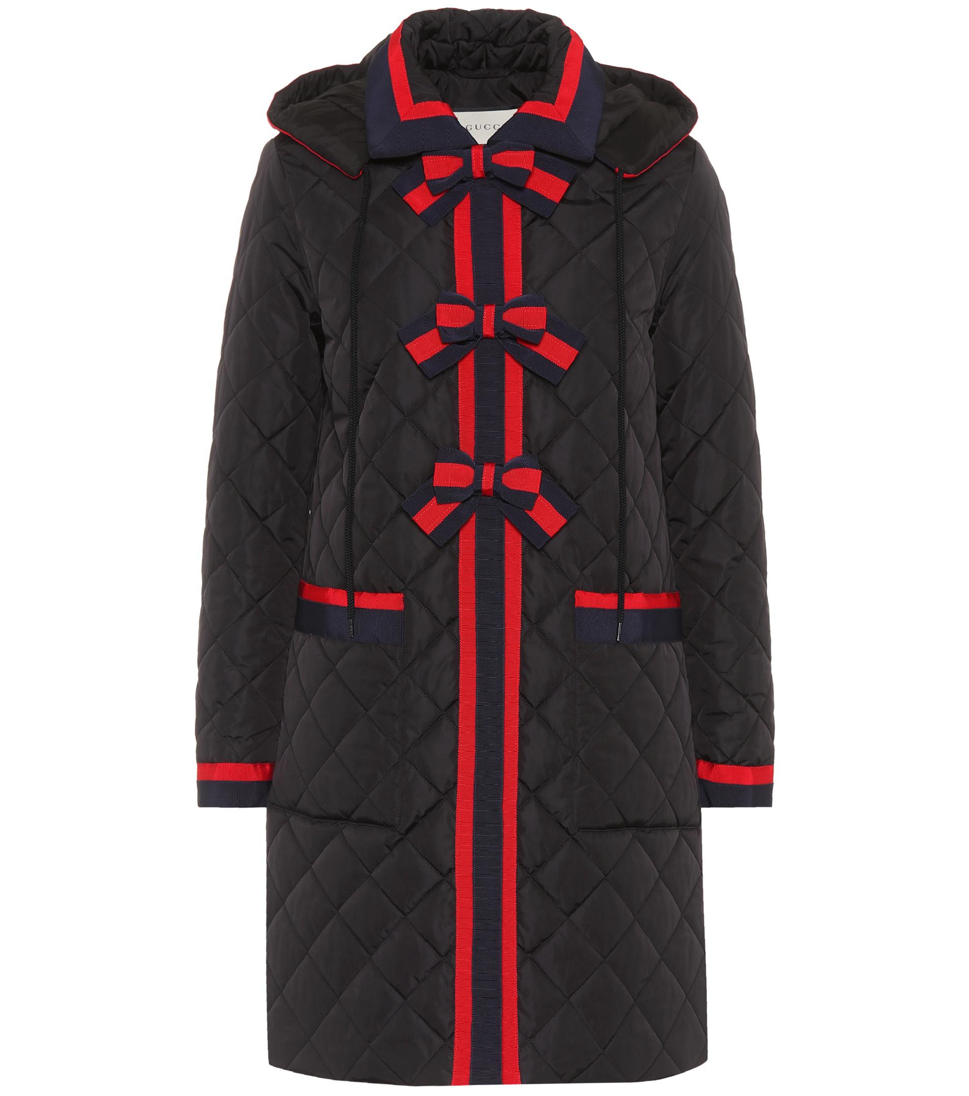 gucci quilted coat